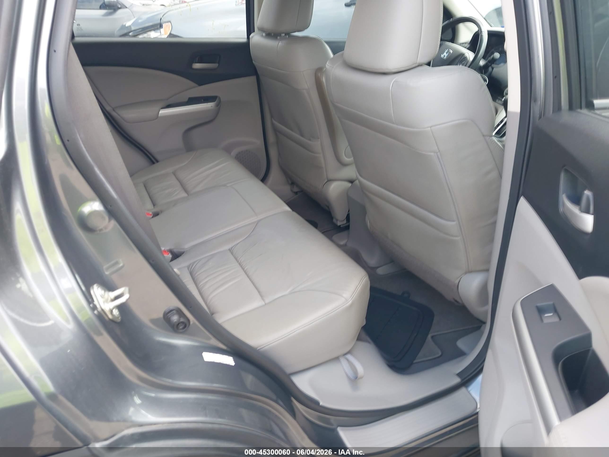 2014 Honda Cr-v Ex-l Gray vin: 2HKRM3H75EH504570