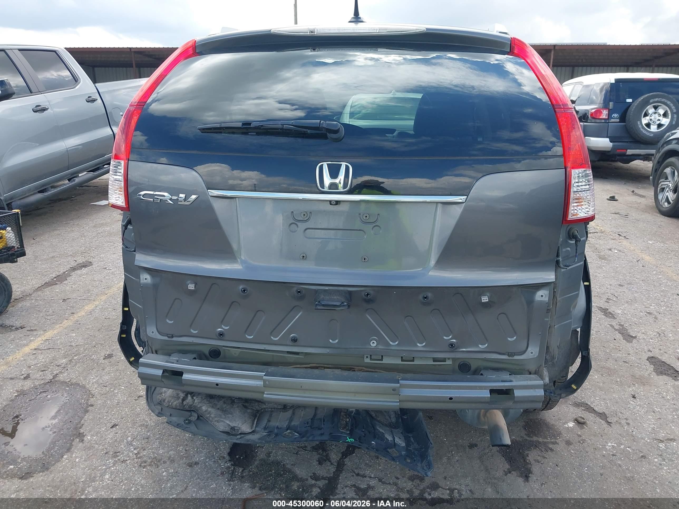 2014 Honda Cr-v Ex-l Gray vin: 2HKRM3H75EH504570