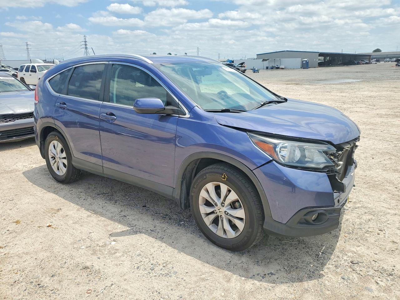 2014 Honda Cr-v Exl Blue vin: 2HKRM3H75EH512331