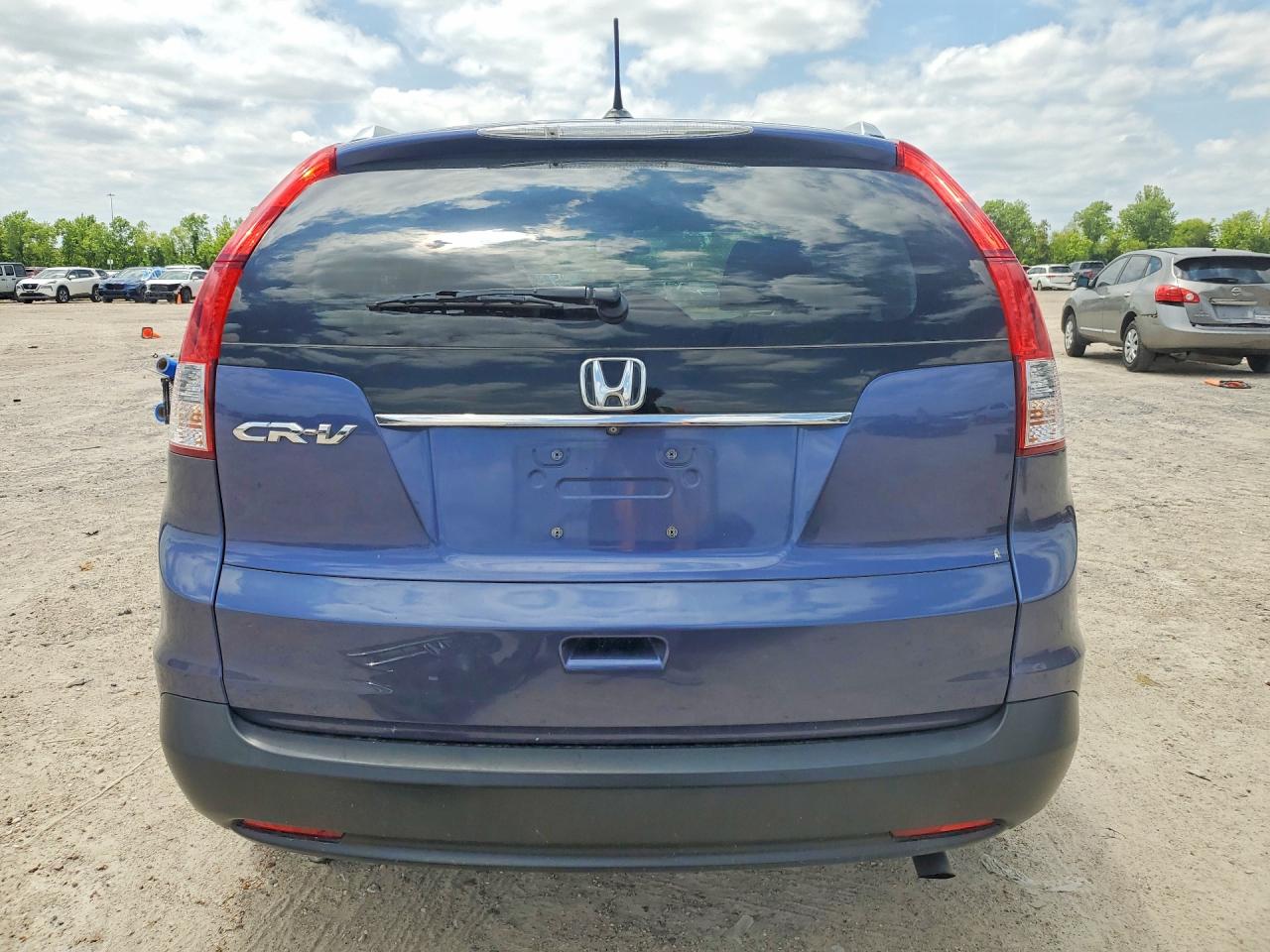 2014 Honda Cr-v Exl Blue vin: 2HKRM3H75EH512331