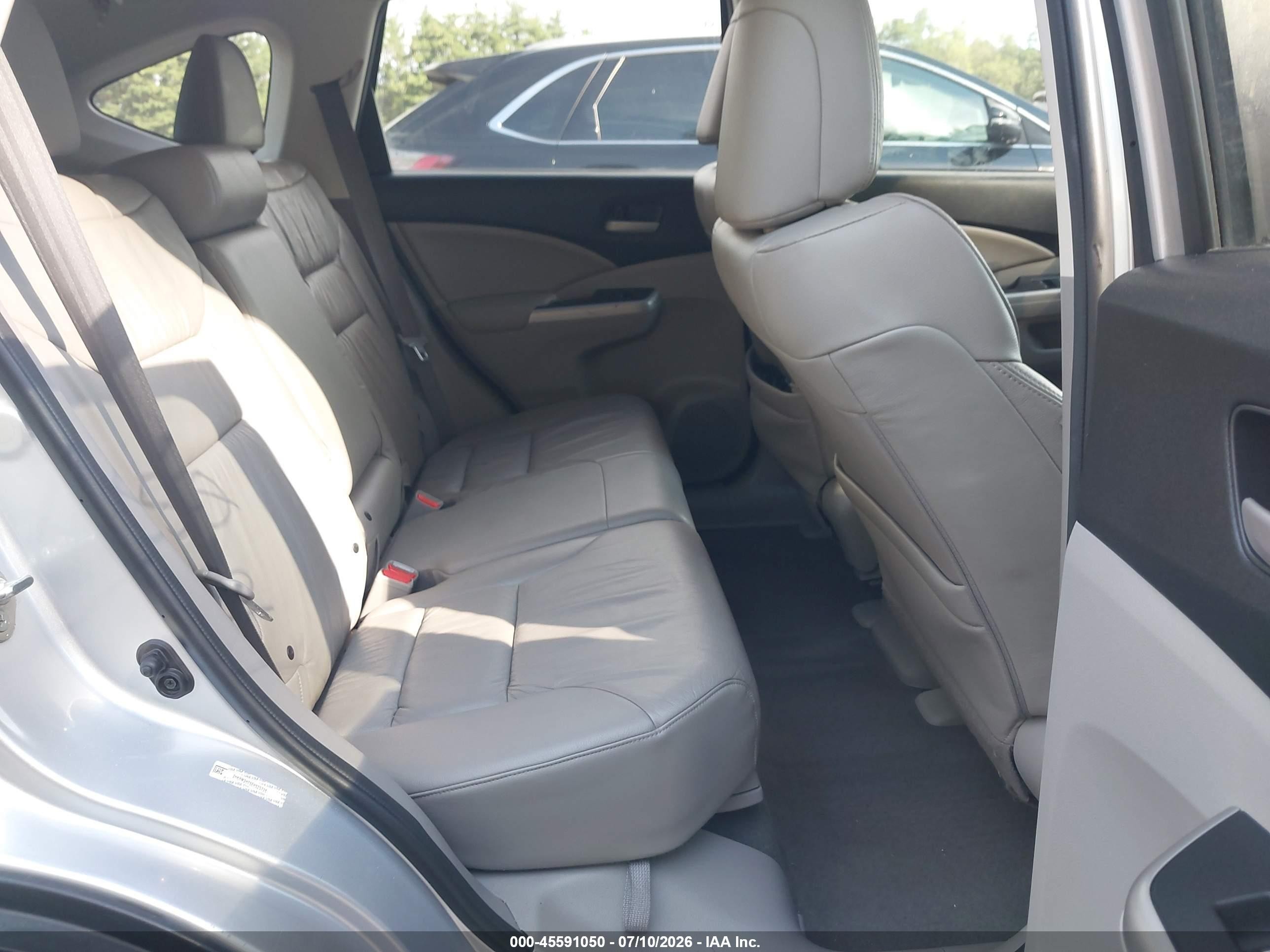 2014 Honda Cr-v Ex-l Silver vin: 2HKRM3H75EH520736