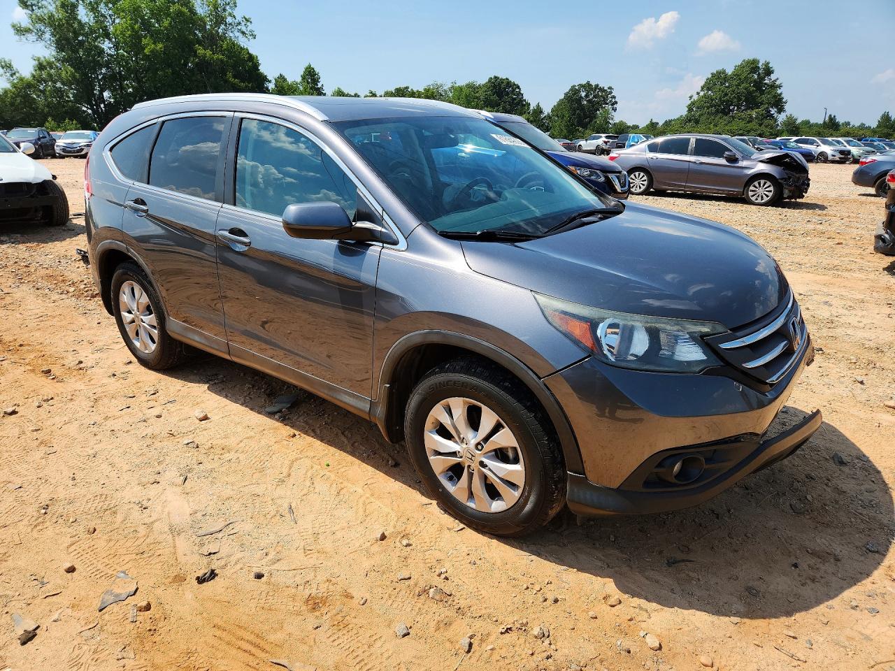 2014 Honda Cr-v Exl Gray vin: 2HKRM3H75EH546382
