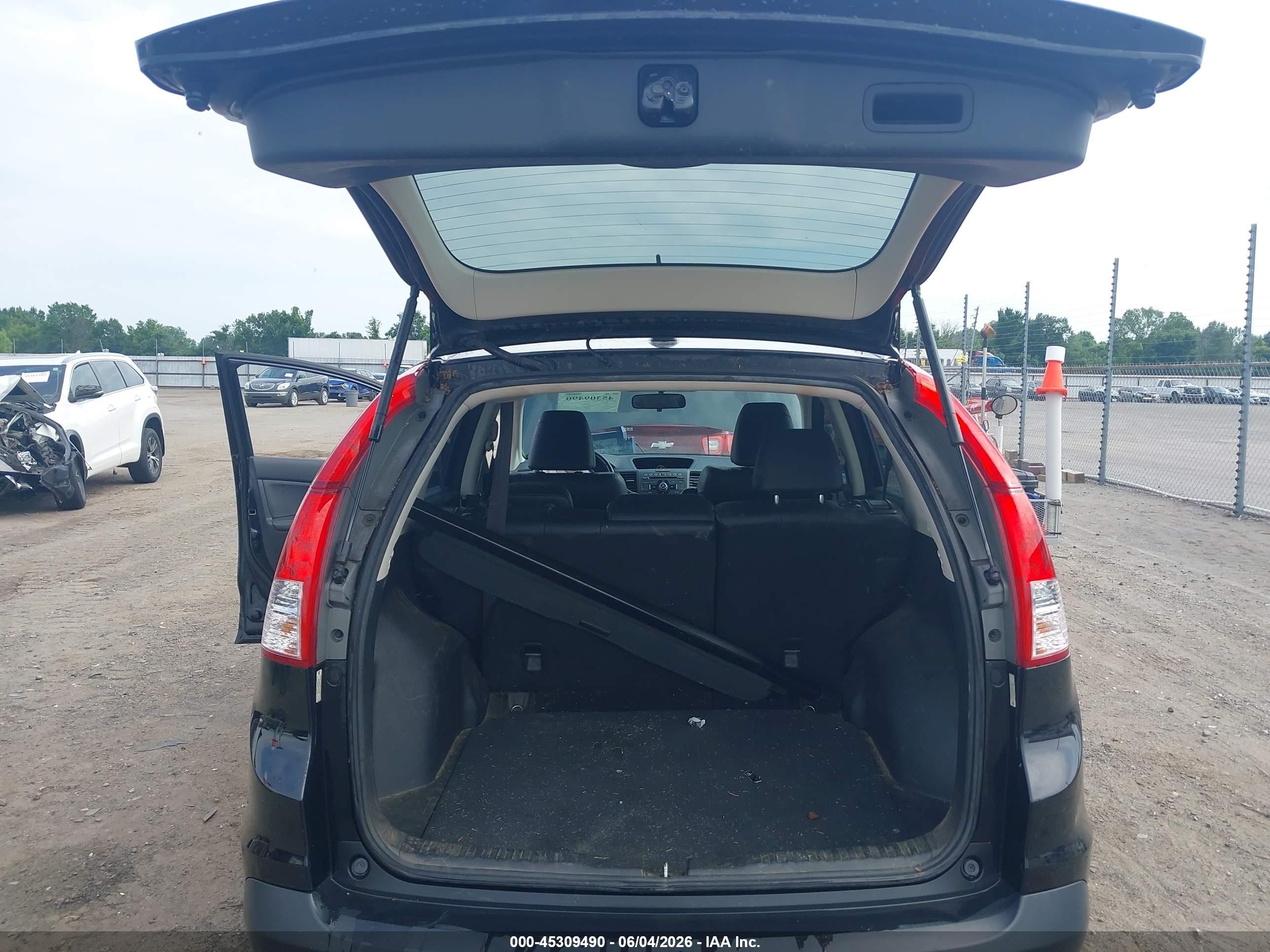 2014 Honda Cr-v Ex-l Black vin: 2HKRM3H75EH558046