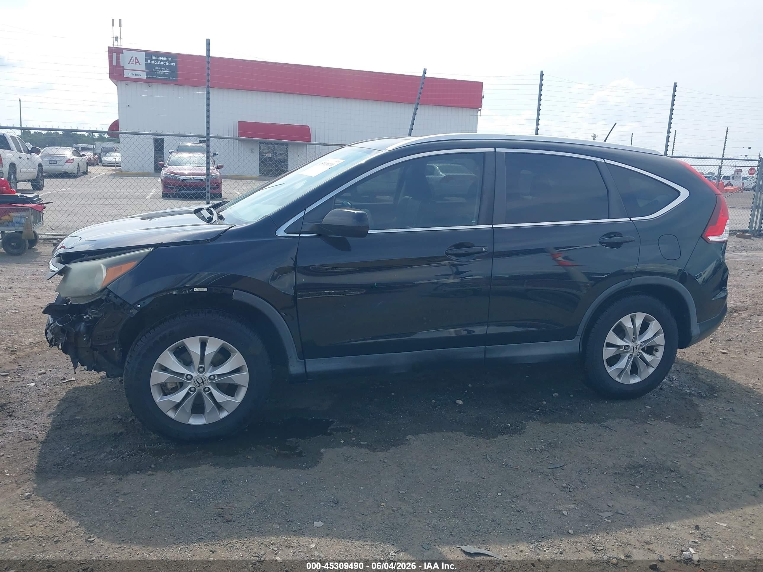 2014 Honda Cr-v Ex-l Black vin: 2HKRM3H75EH558046