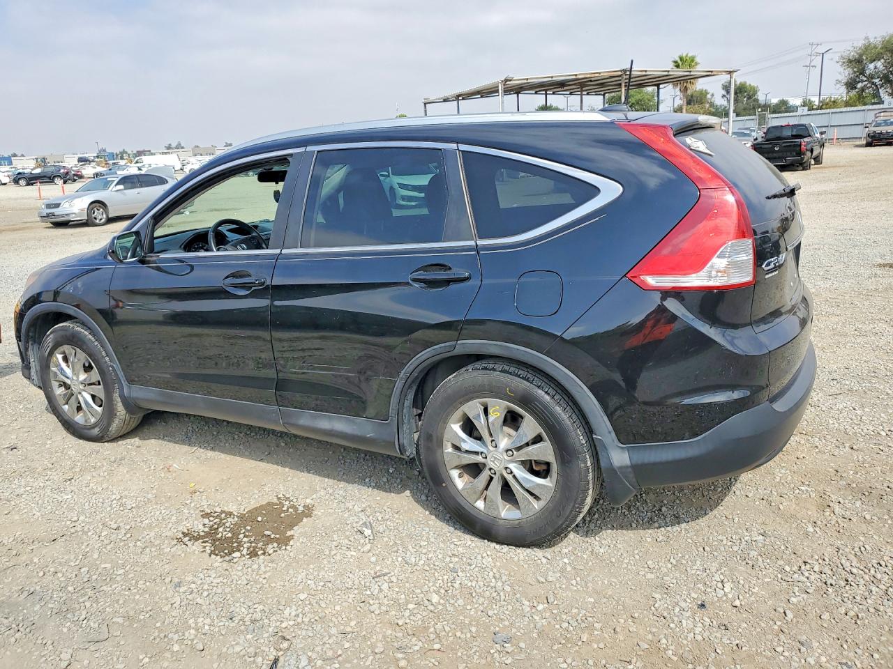 2014 Honda Cr-v Exl Black vin: 2HKRM3H75EH558077