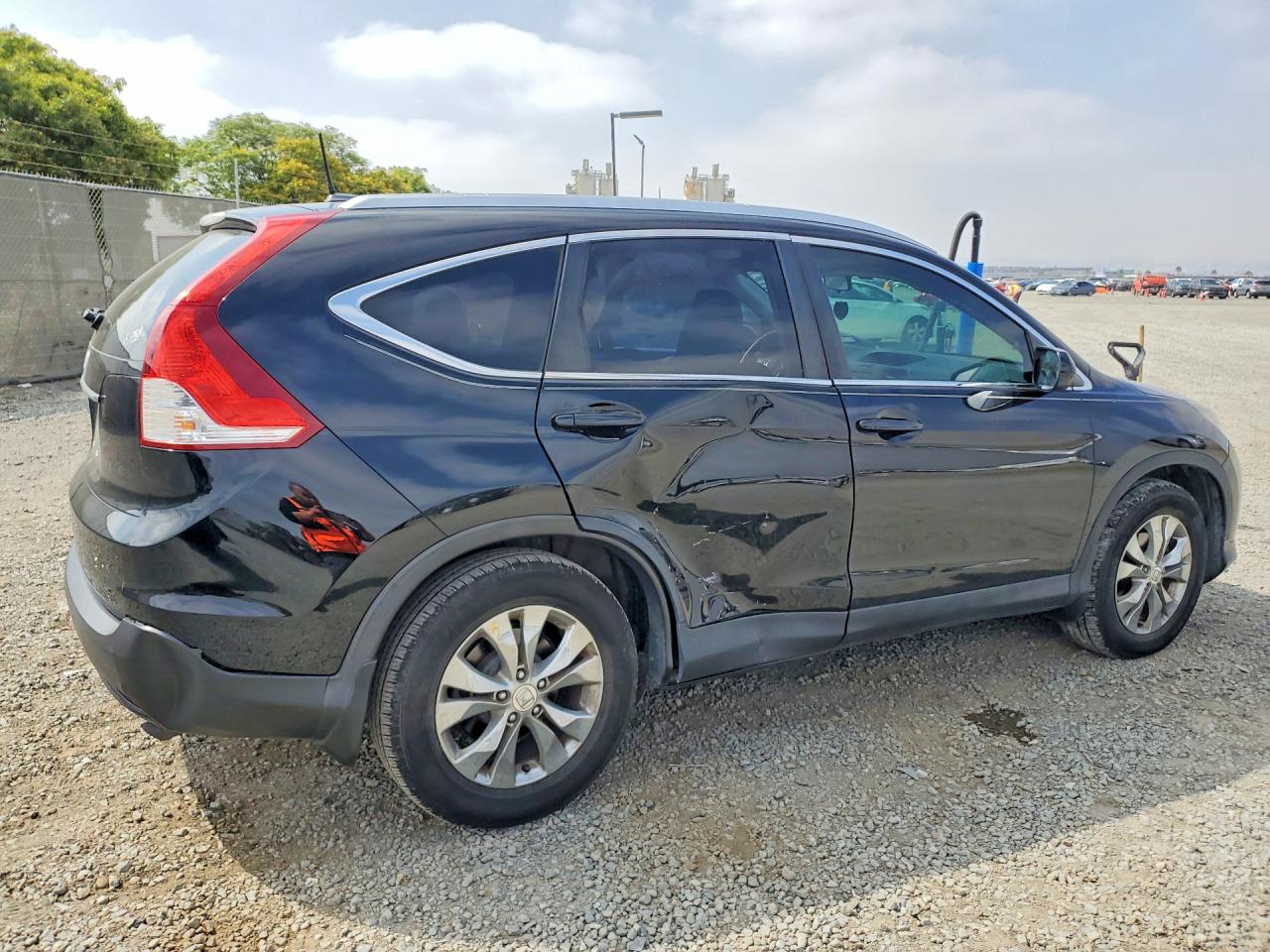 2014 Honda Cr-v Exl Black vin: 2HKRM3H75EH558077