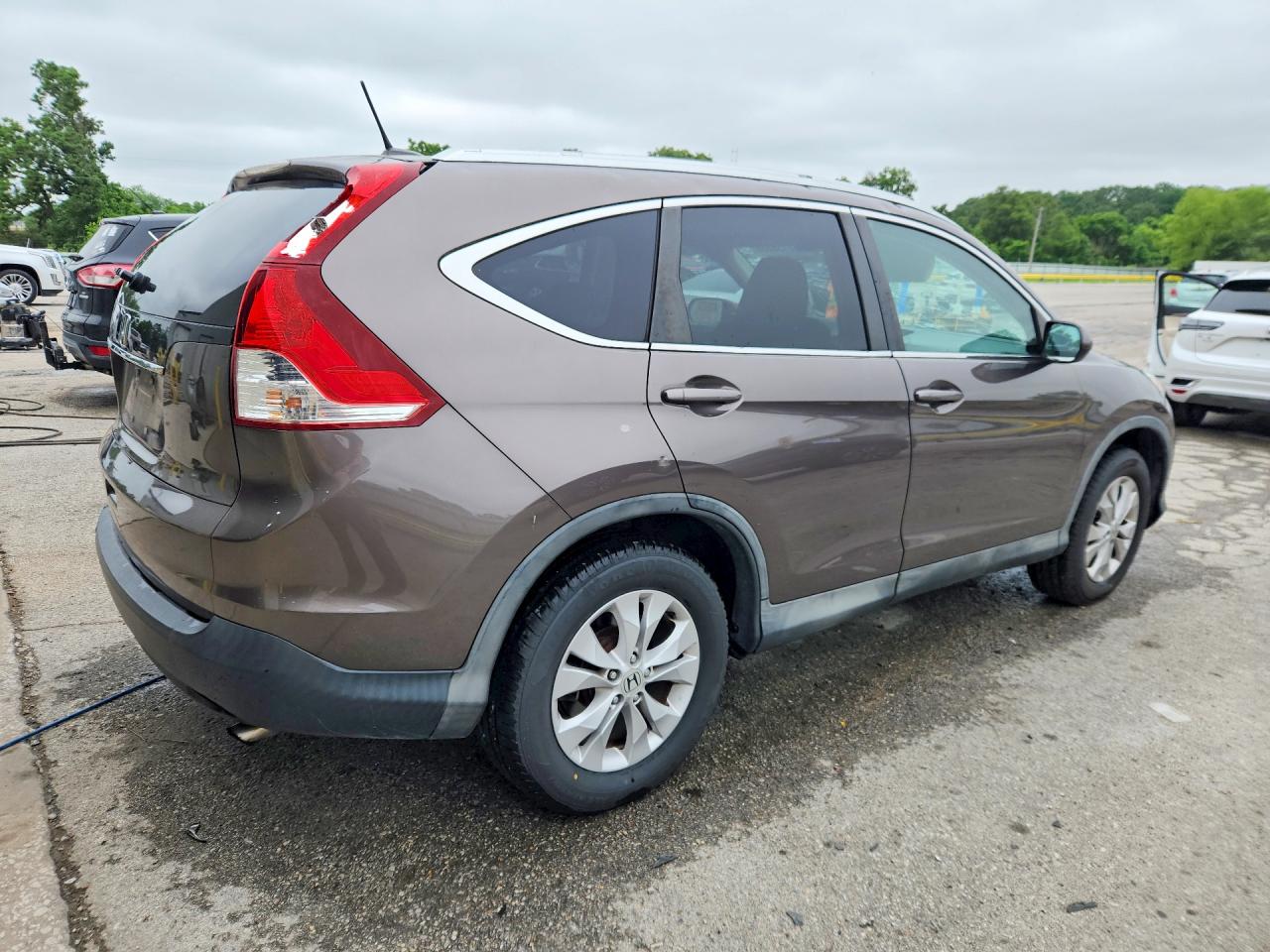 2014 Honda Cr-v Exl Brown vin: 2HKRM3H75EH566065