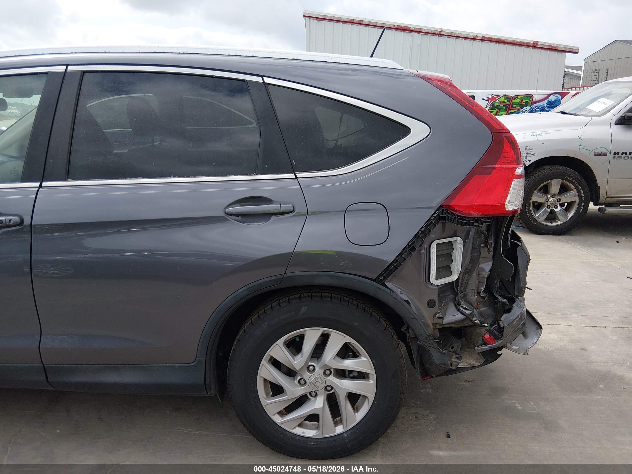 2015 Honda Cr-v Ex-l Серый vin: 2HKRM3H75FH504067