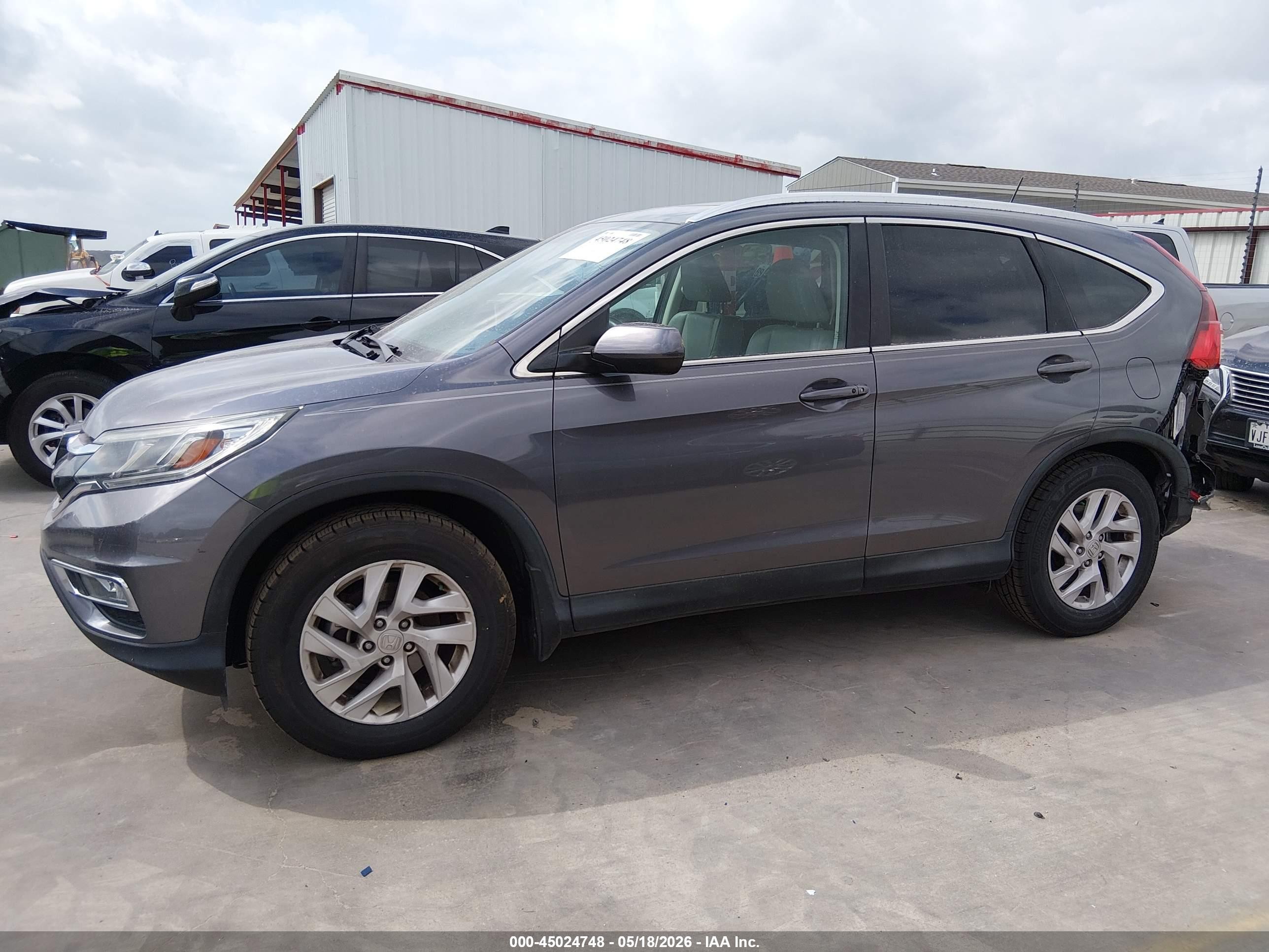 2015 Honda Cr-v Ex-l Серый vin: 2HKRM3H75FH504067