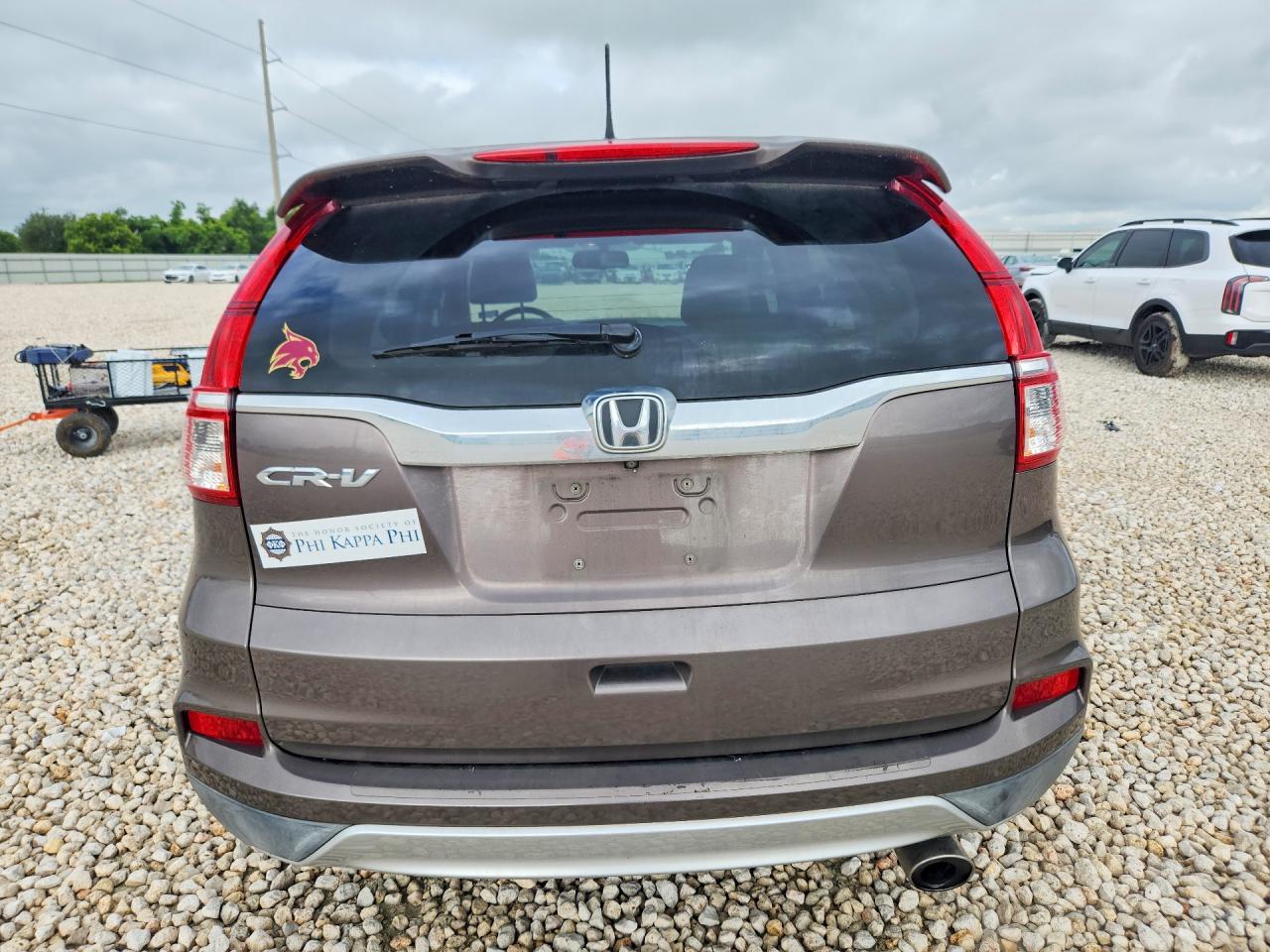 2015 Honda Cr-v Exl Brown vin: 2HKRM3H75FH510211