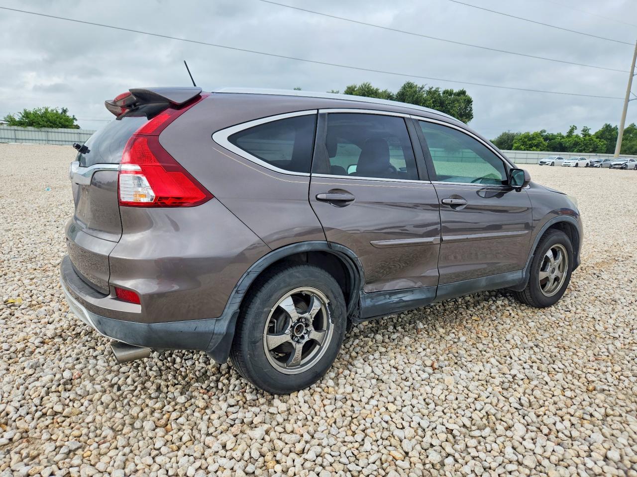 2015 Honda Cr-v Exl Brown vin: 2HKRM3H75FH510211
