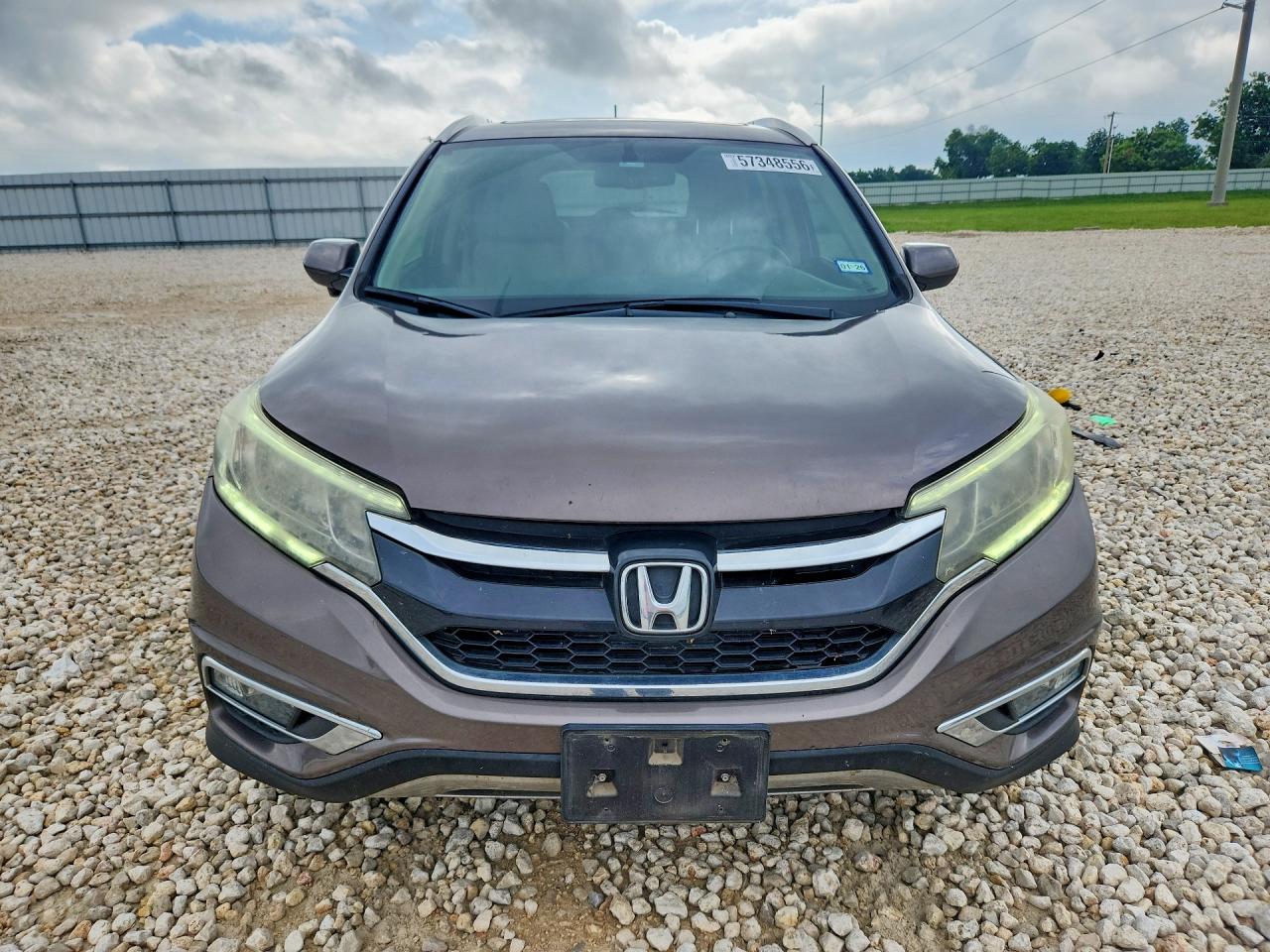 2015 Honda Cr-v Exl Brown vin: 2HKRM3H75FH510211