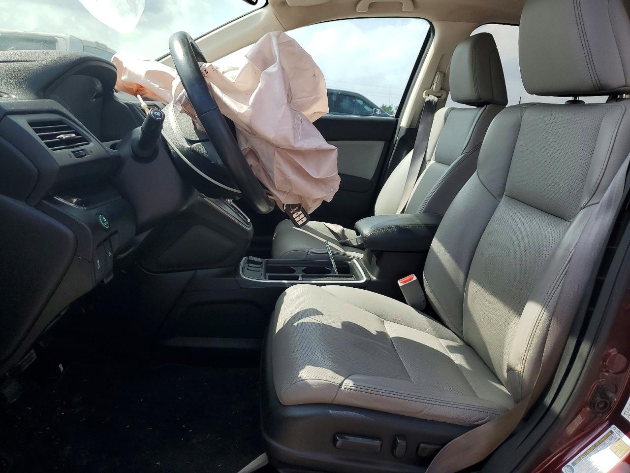 2015 Honda Cr-v Exl Burgundy vin: 2HKRM3H75FH516400