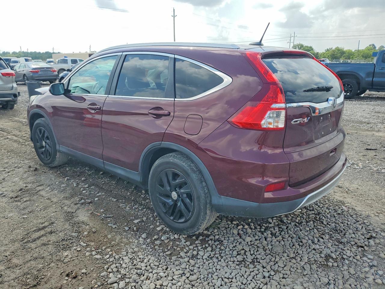 2015 Honda Cr-v Exl Burgundy vin: 2HKRM3H75FH516400
