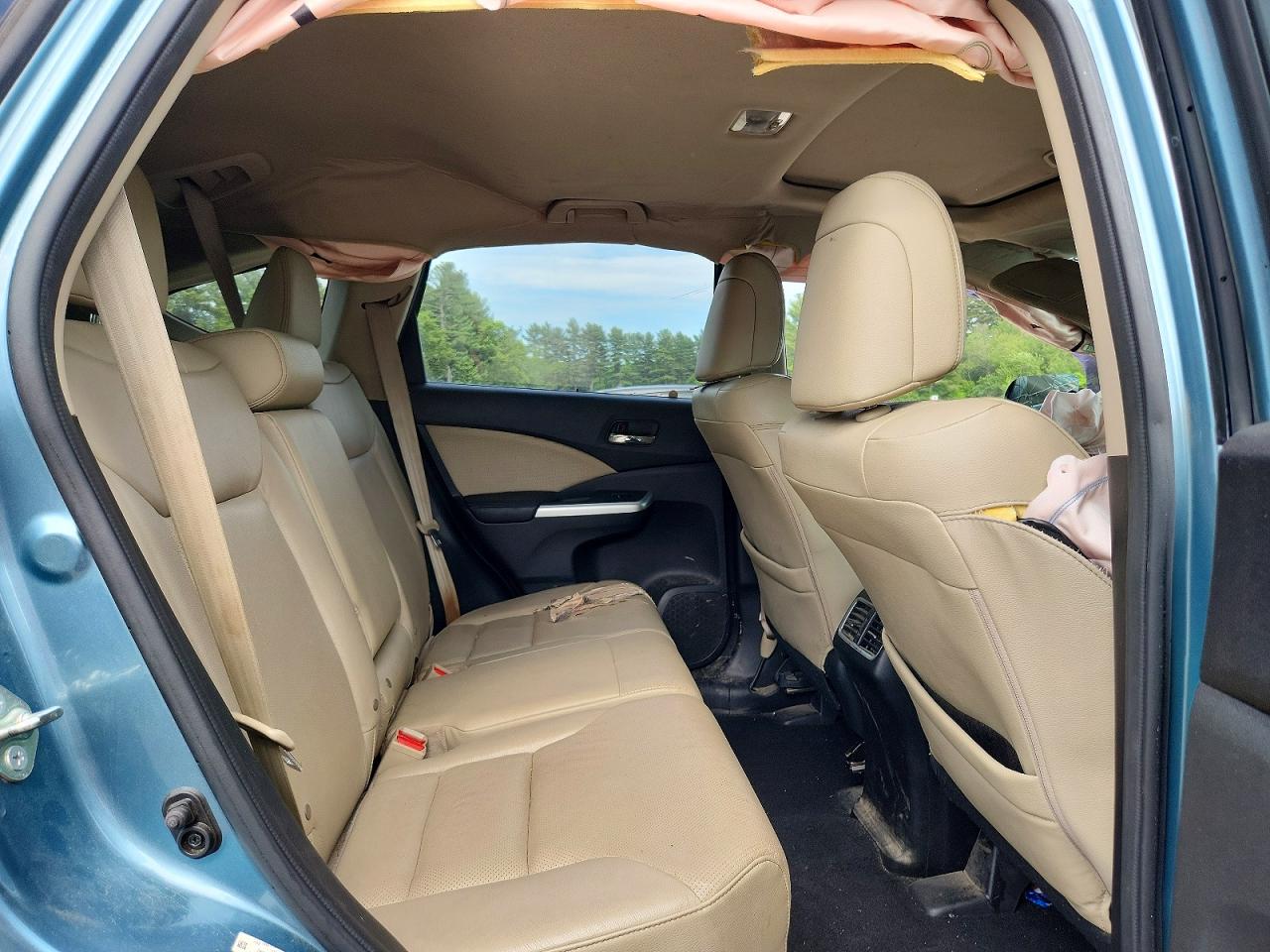 2015 Honda Cr-v Exl Turquoise vin: 2HKRM3H75FH533388