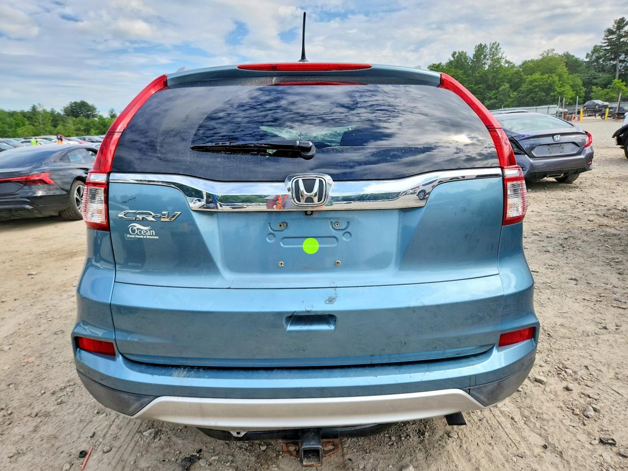 2015 Honda Cr-v Exl Turquoise vin: 2HKRM3H75FH533388