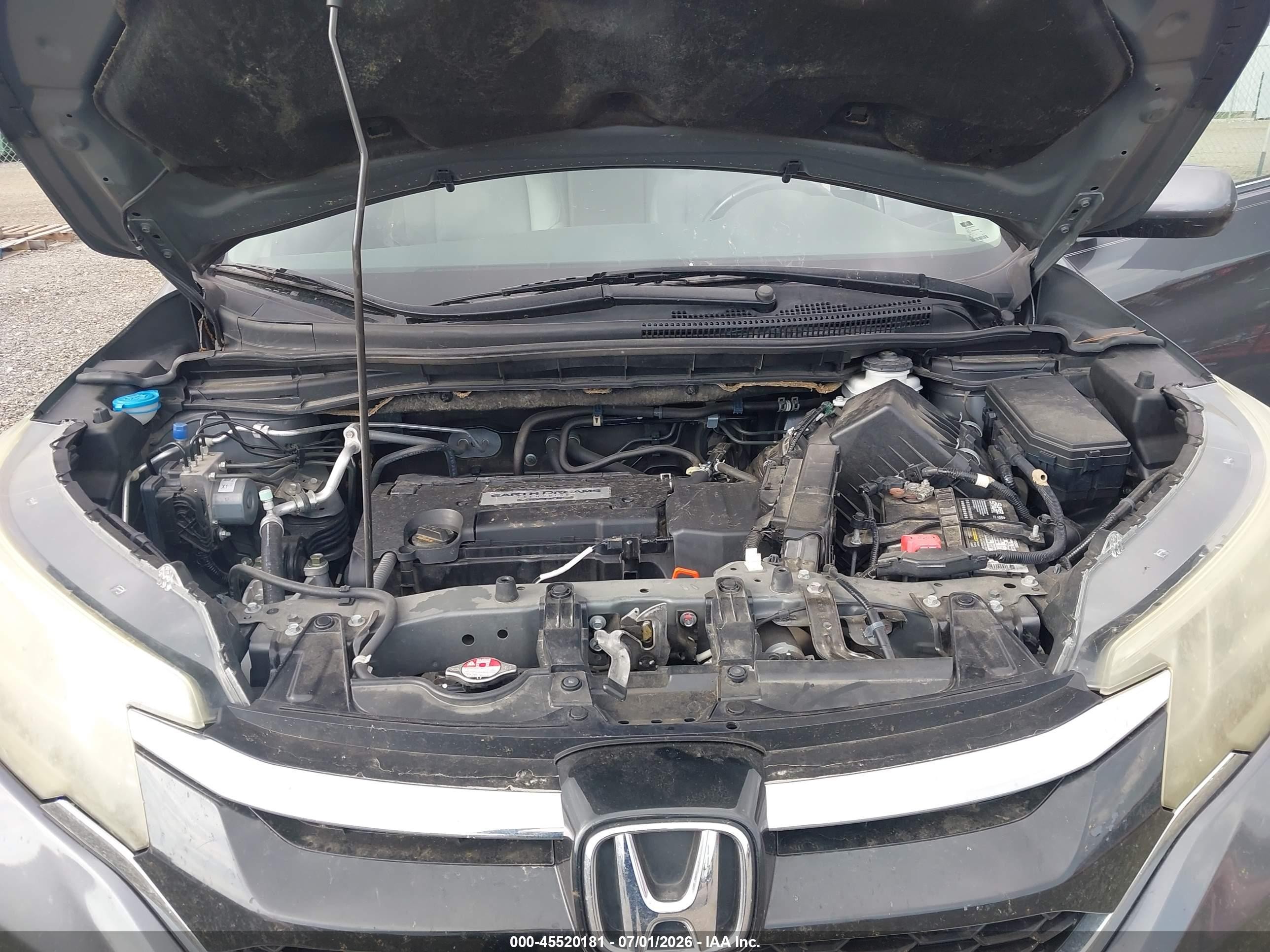 2015 Honda Cr-v Ex-l Серый vin: 2HKRM3H75FH542401