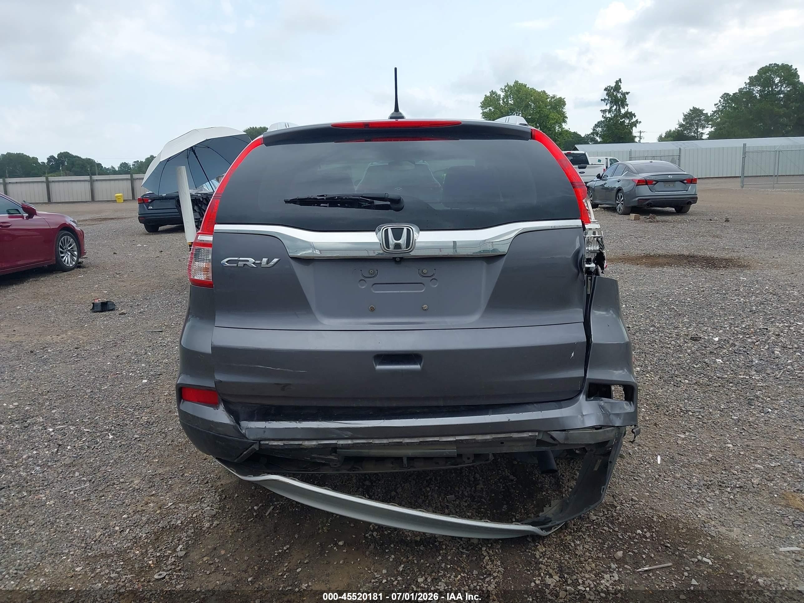 2015 Honda Cr-v Ex-l Серый vin: 2HKRM3H75FH542401