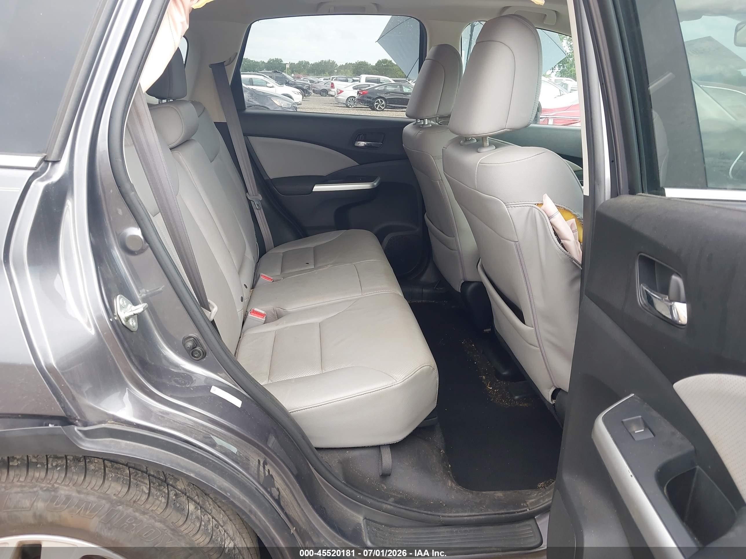 2015 Honda Cr-v Ex-l Серый vin: 2HKRM3H75FH542401