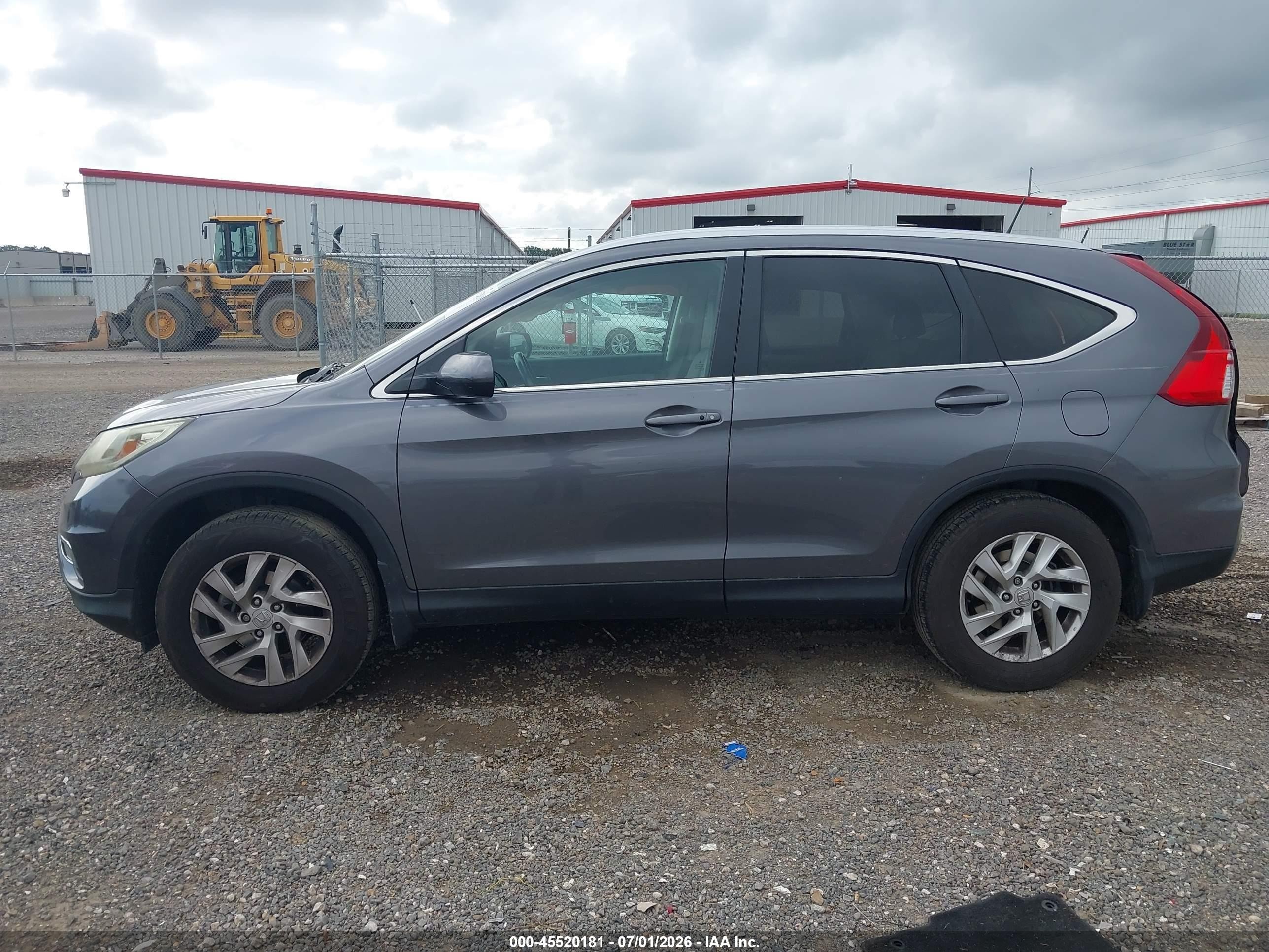 2015 Honda Cr-v Ex-l Серый vin: 2HKRM3H75FH542401