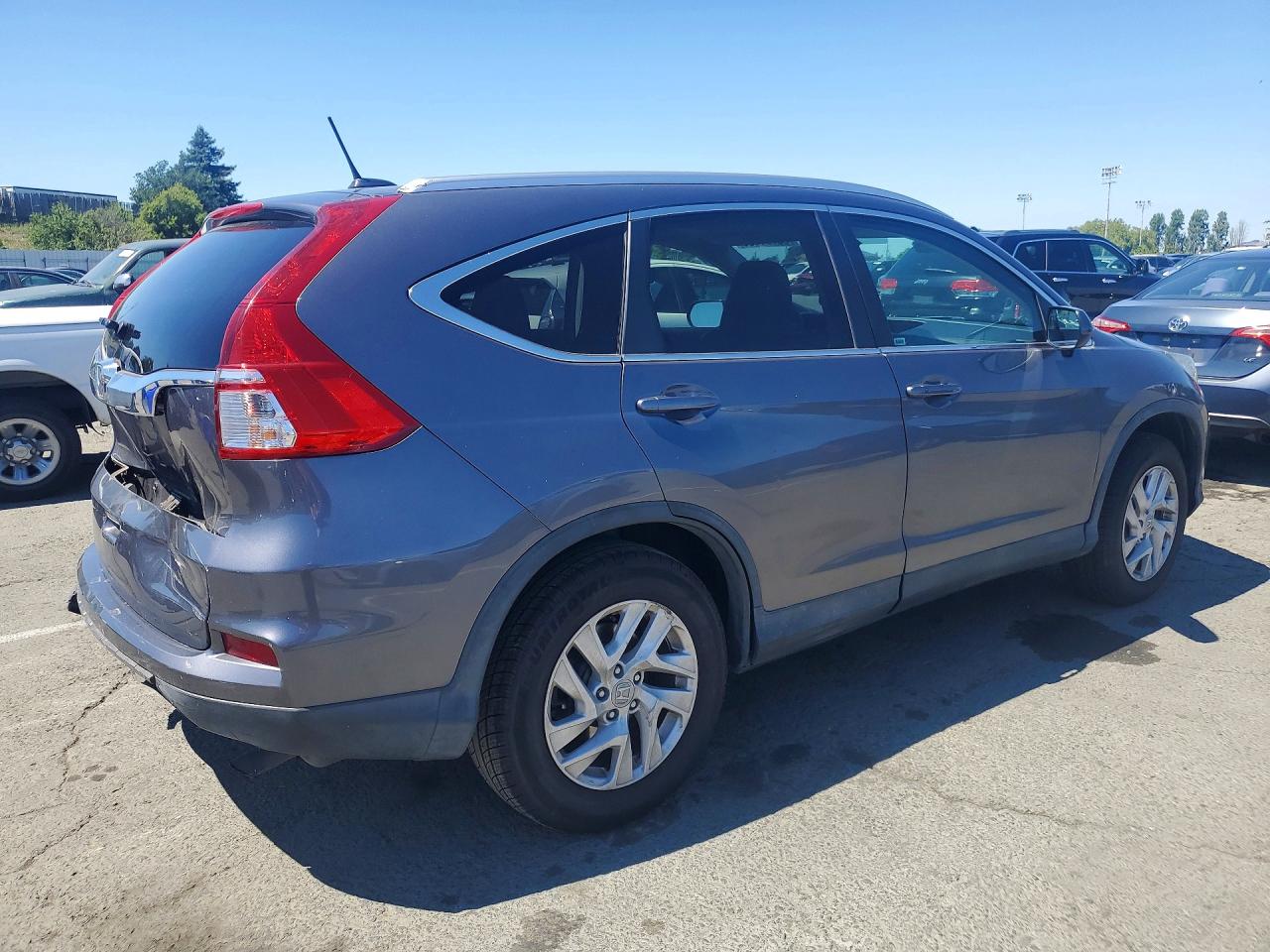 2015 Honda Cr-v Exl Gray vin: 2HKRM3H75FH559053
