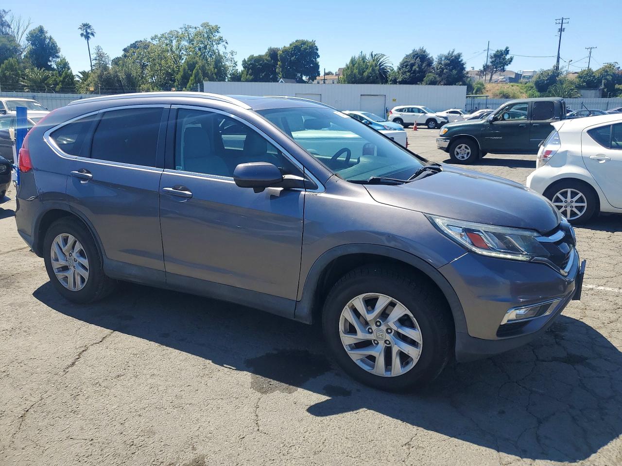 2015 Honda Cr-v Exl Gray vin: 2HKRM3H75FH559053
