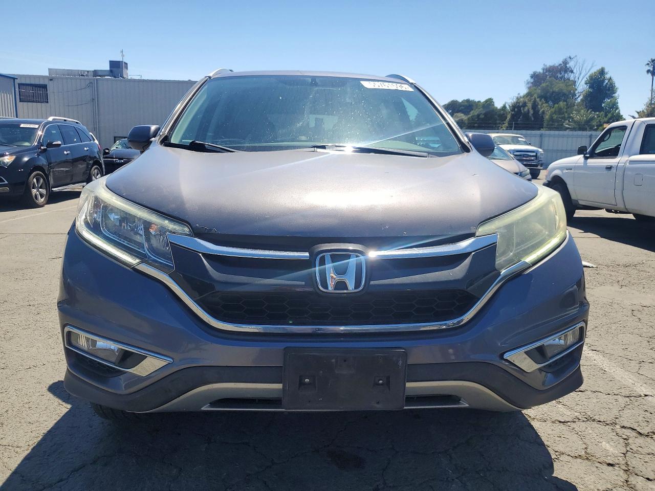 2015 Honda Cr-v Exl Gray vin: 2HKRM3H75FH559053