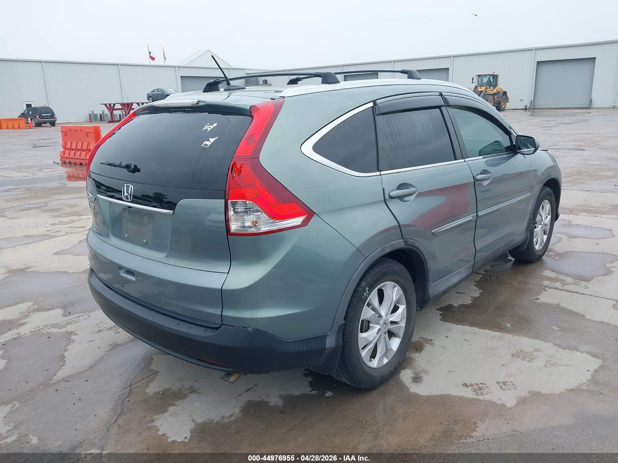 2012 Honda Cr-v Ex-l Green vin: 2HKRM3H76CH513193
