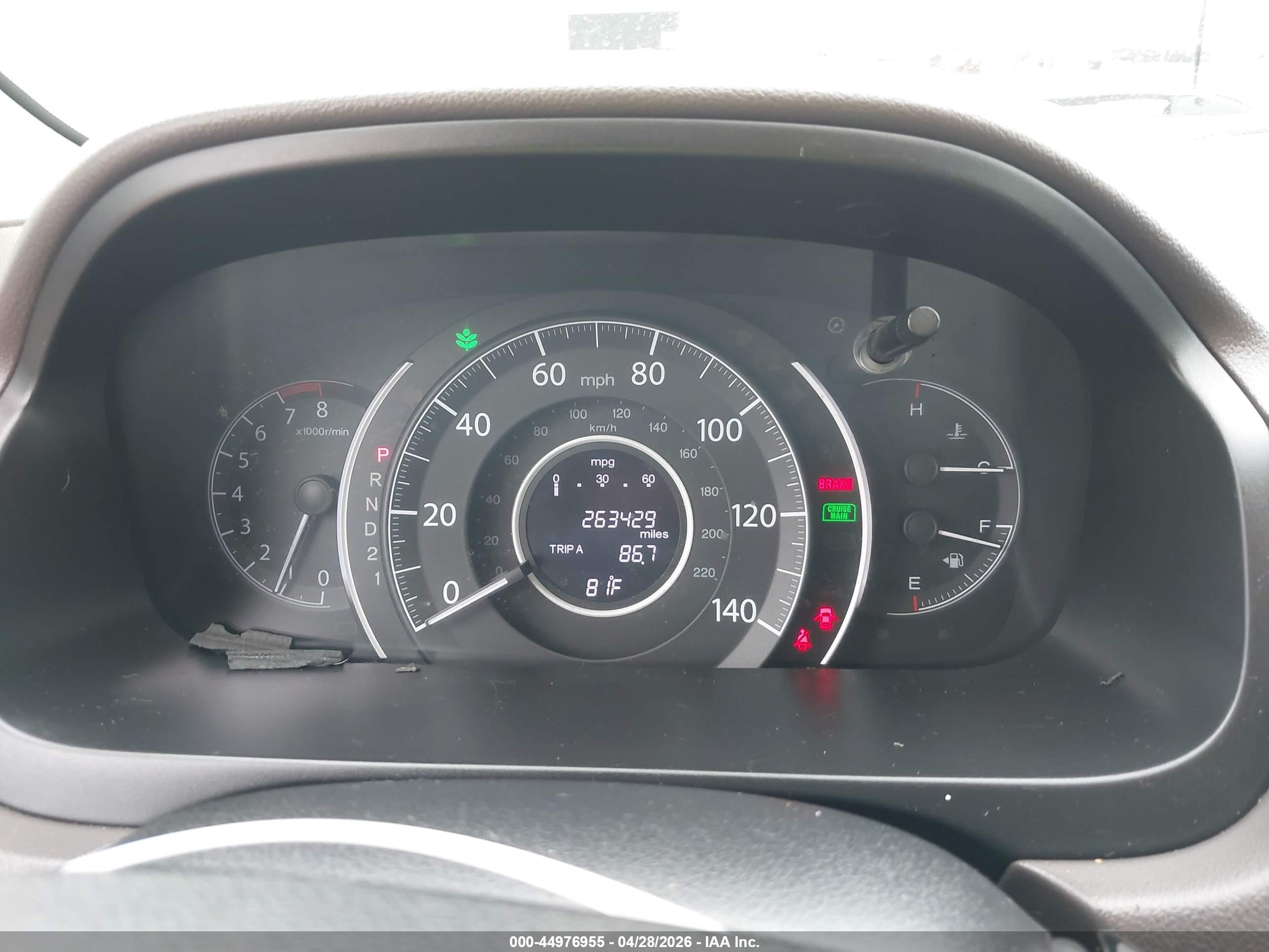2012 Honda Cr-v Ex-l Green vin: 2HKRM3H76CH513193