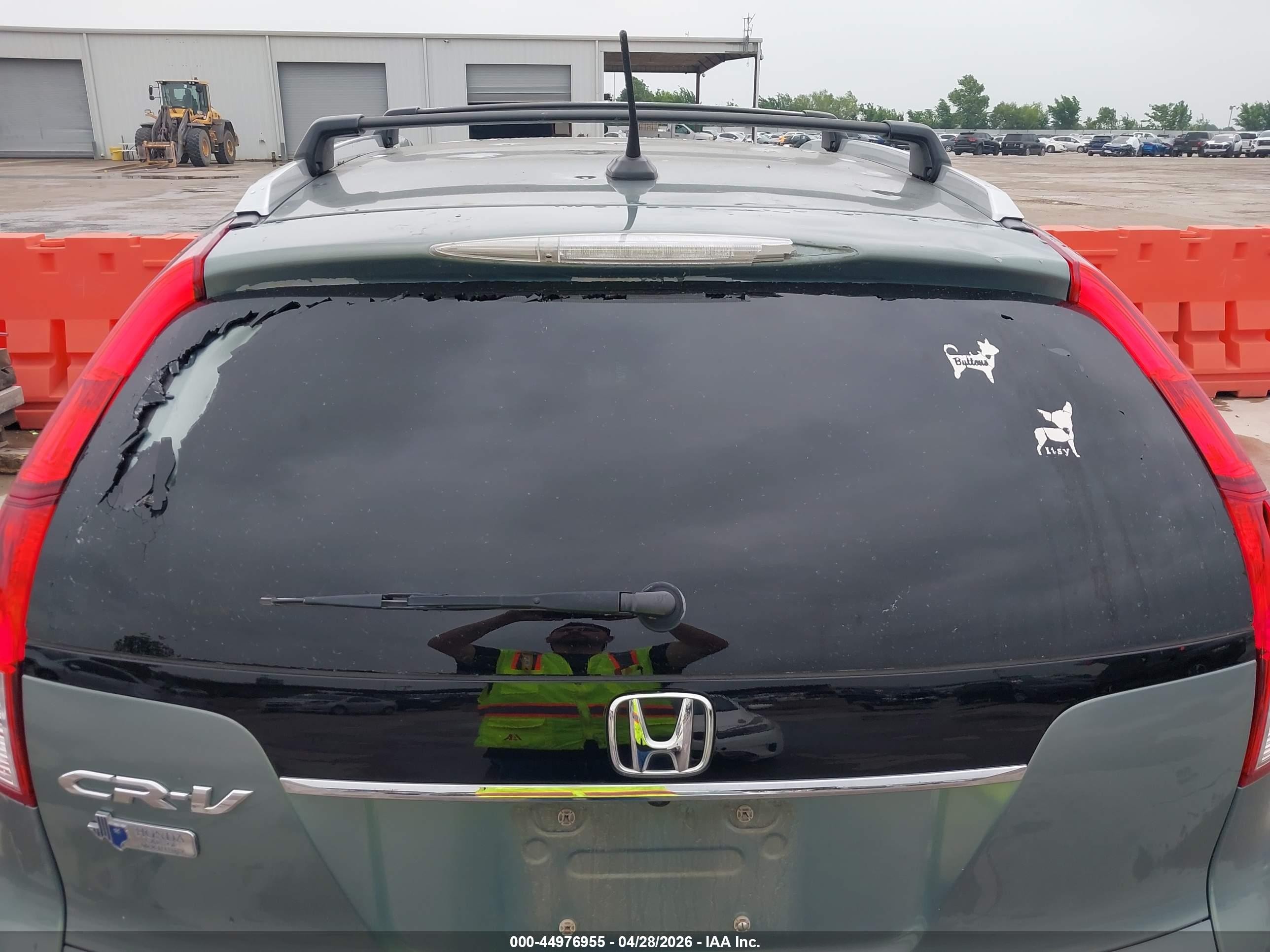 2012 Honda Cr-v Ex-l Green vin: 2HKRM3H76CH513193