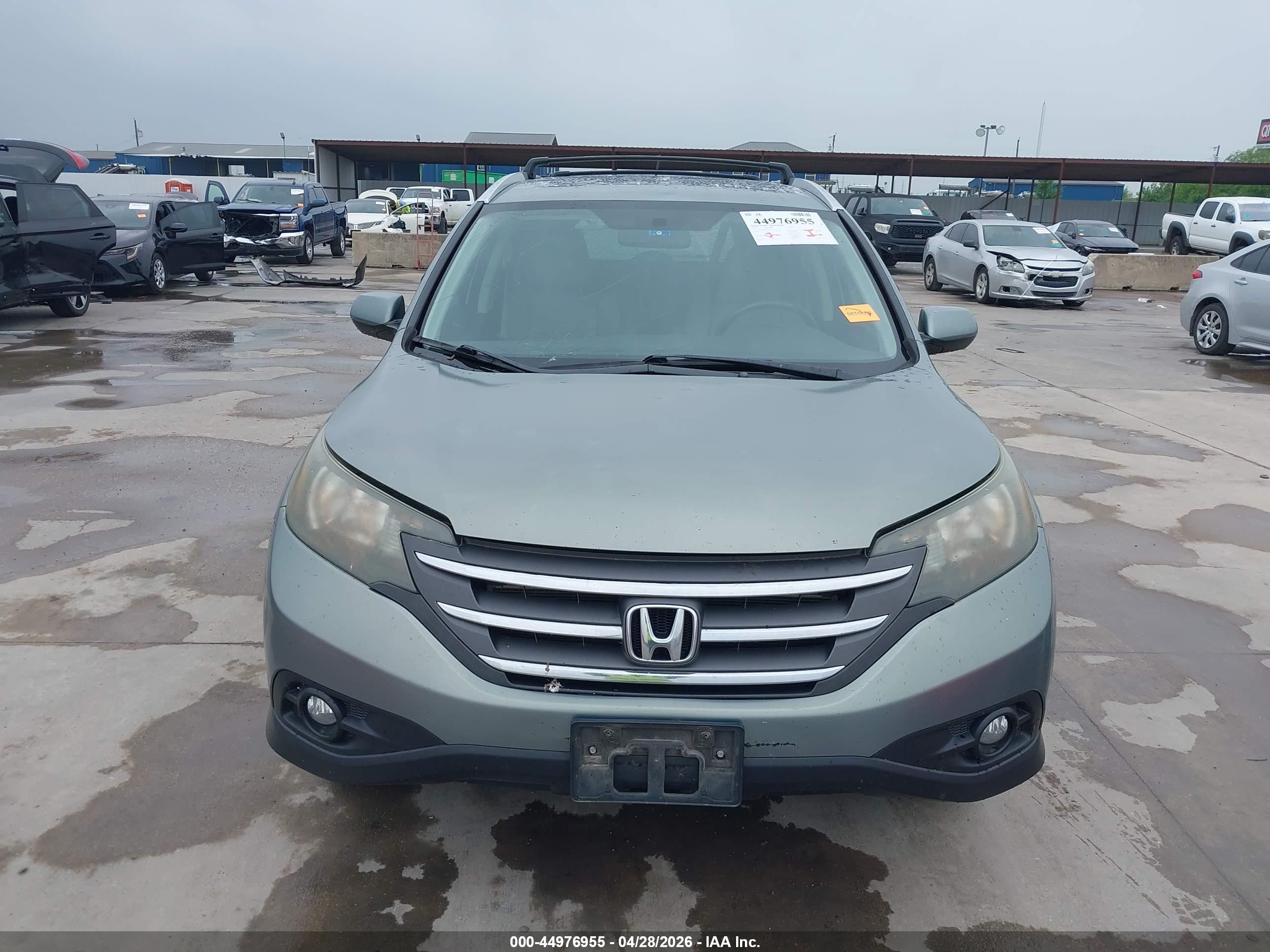 2012 Honda Cr-v Ex-l Green vin: 2HKRM3H76CH513193