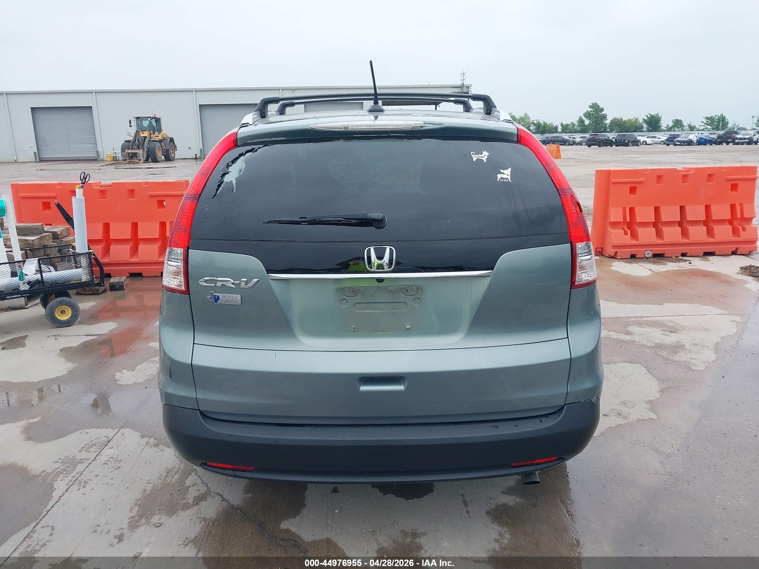 2012 Honda Cr-v Ex-l Green vin: 2HKRM3H76CH513193