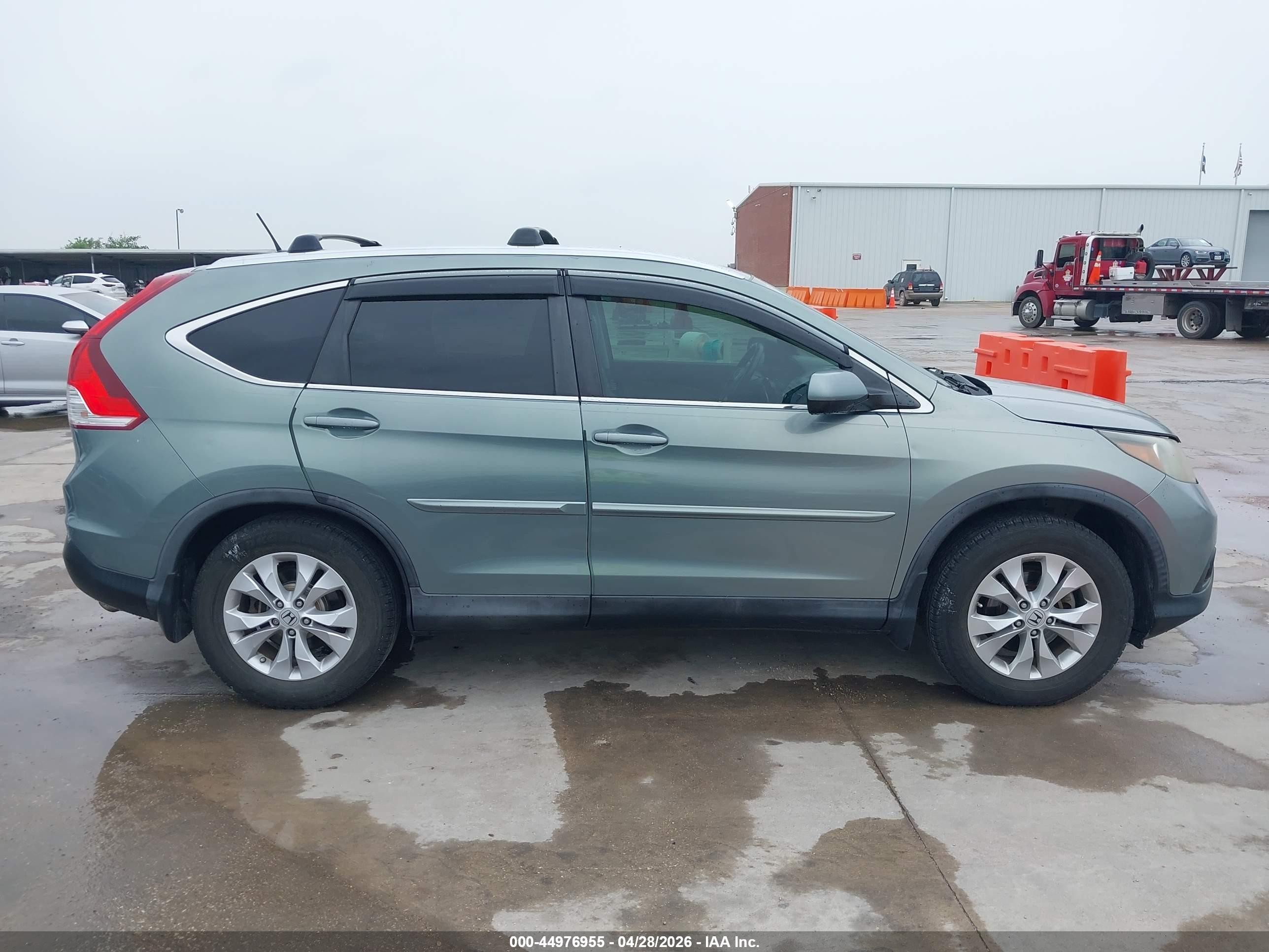 2012 Honda Cr-v Ex-l Green vin: 2HKRM3H76CH513193