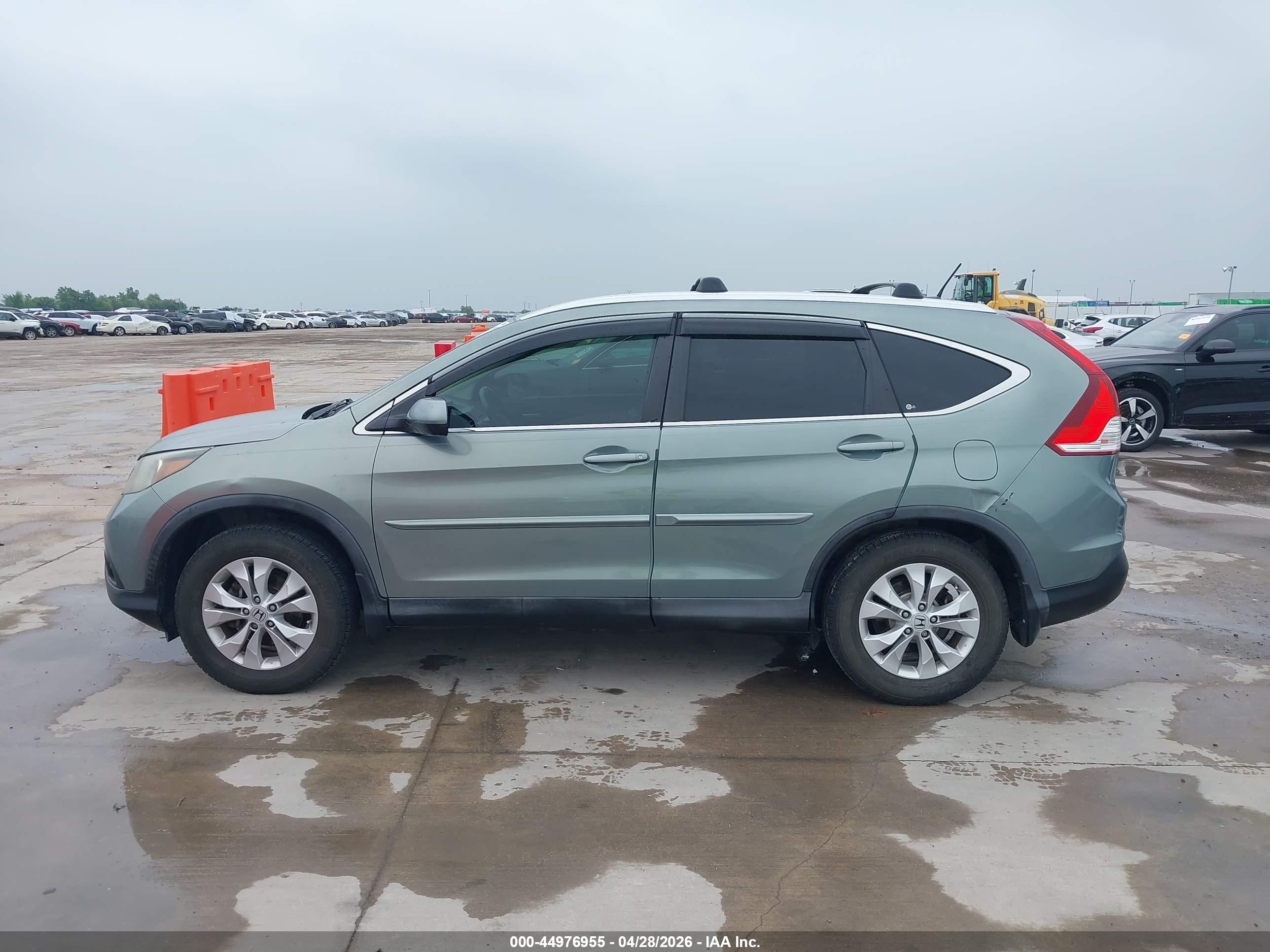 2012 Honda Cr-v Ex-l Green vin: 2HKRM3H76CH513193