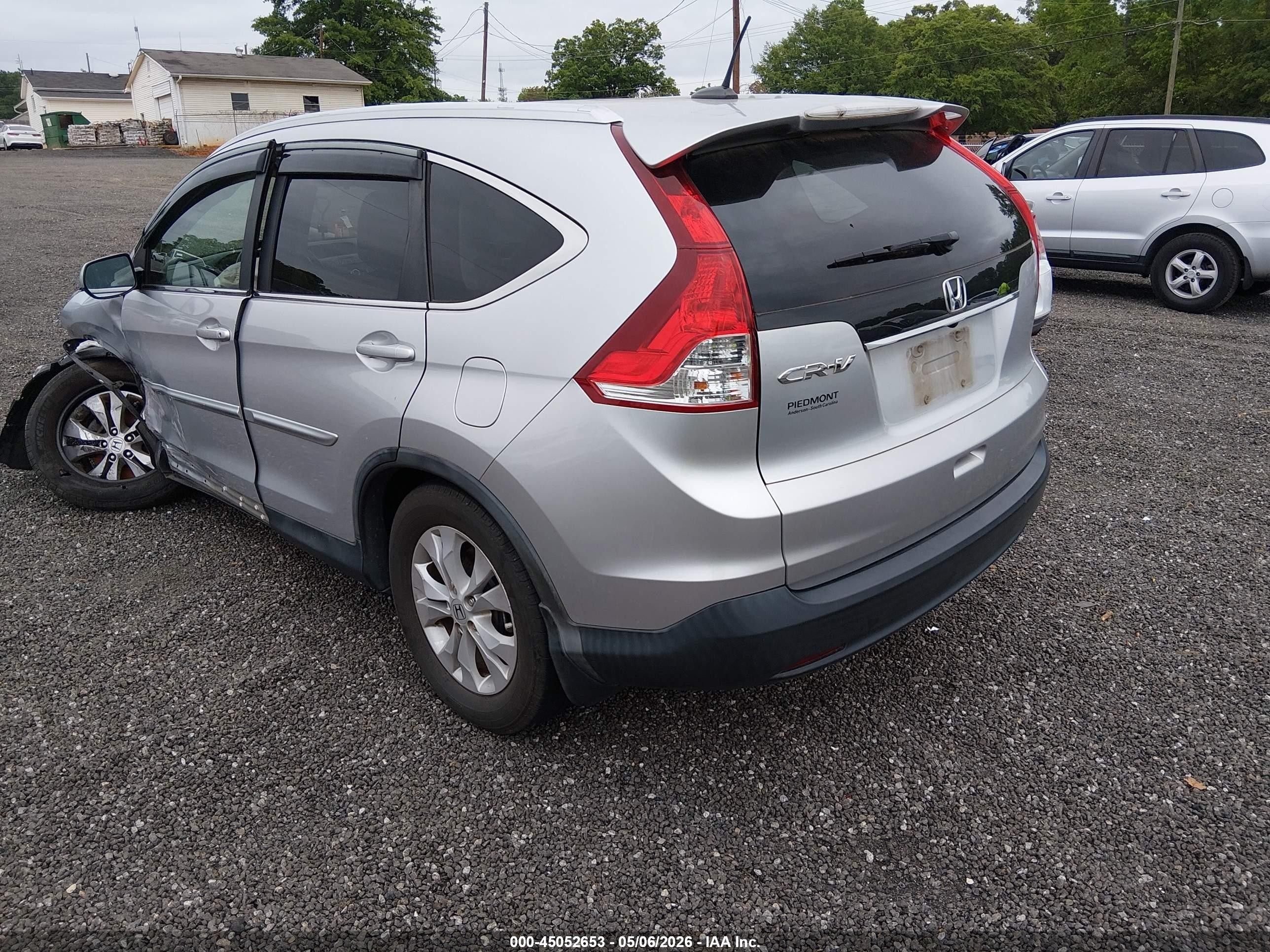 2013 Honda Cr-v Ex-l Silver vin: 2HKRM3H76DH501384