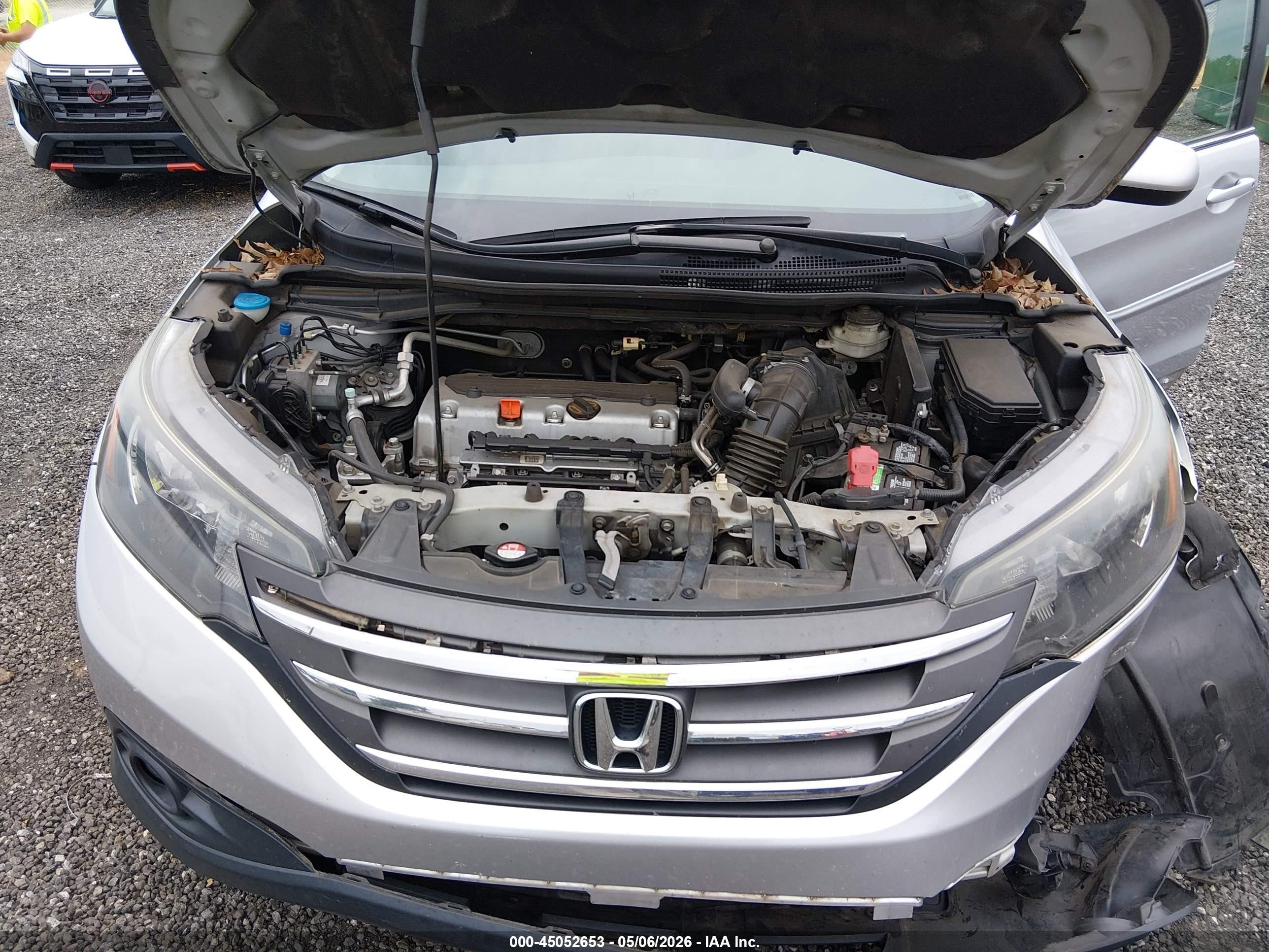 2013 Honda Cr-v Ex-l Silver vin: 2HKRM3H76DH501384