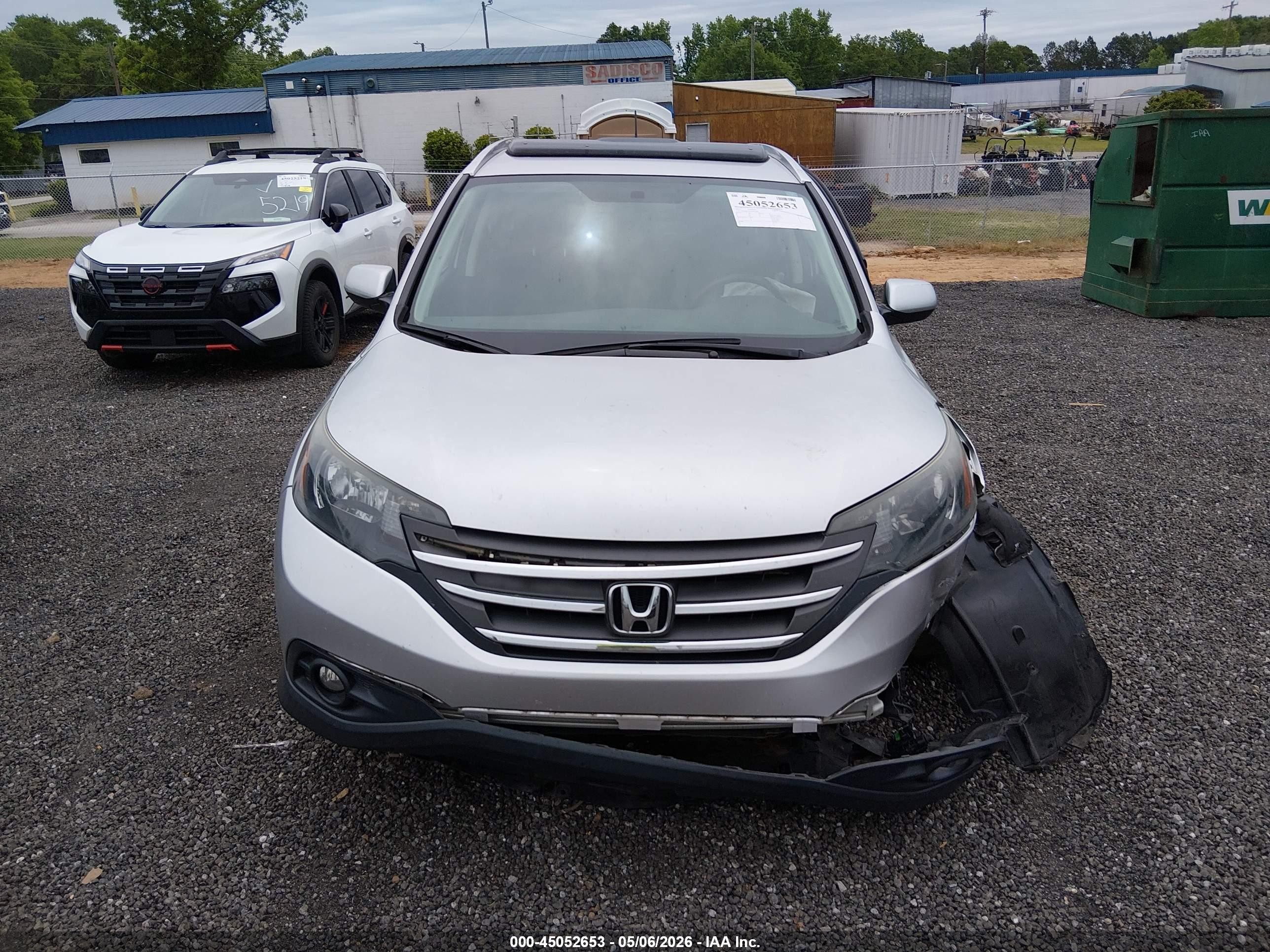 2013 Honda Cr-v Ex-l Silver vin: 2HKRM3H76DH501384