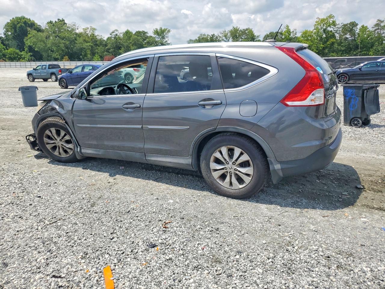2013 Honda Cr-v Exl Gray vin: 2HKRM3H76DH514278