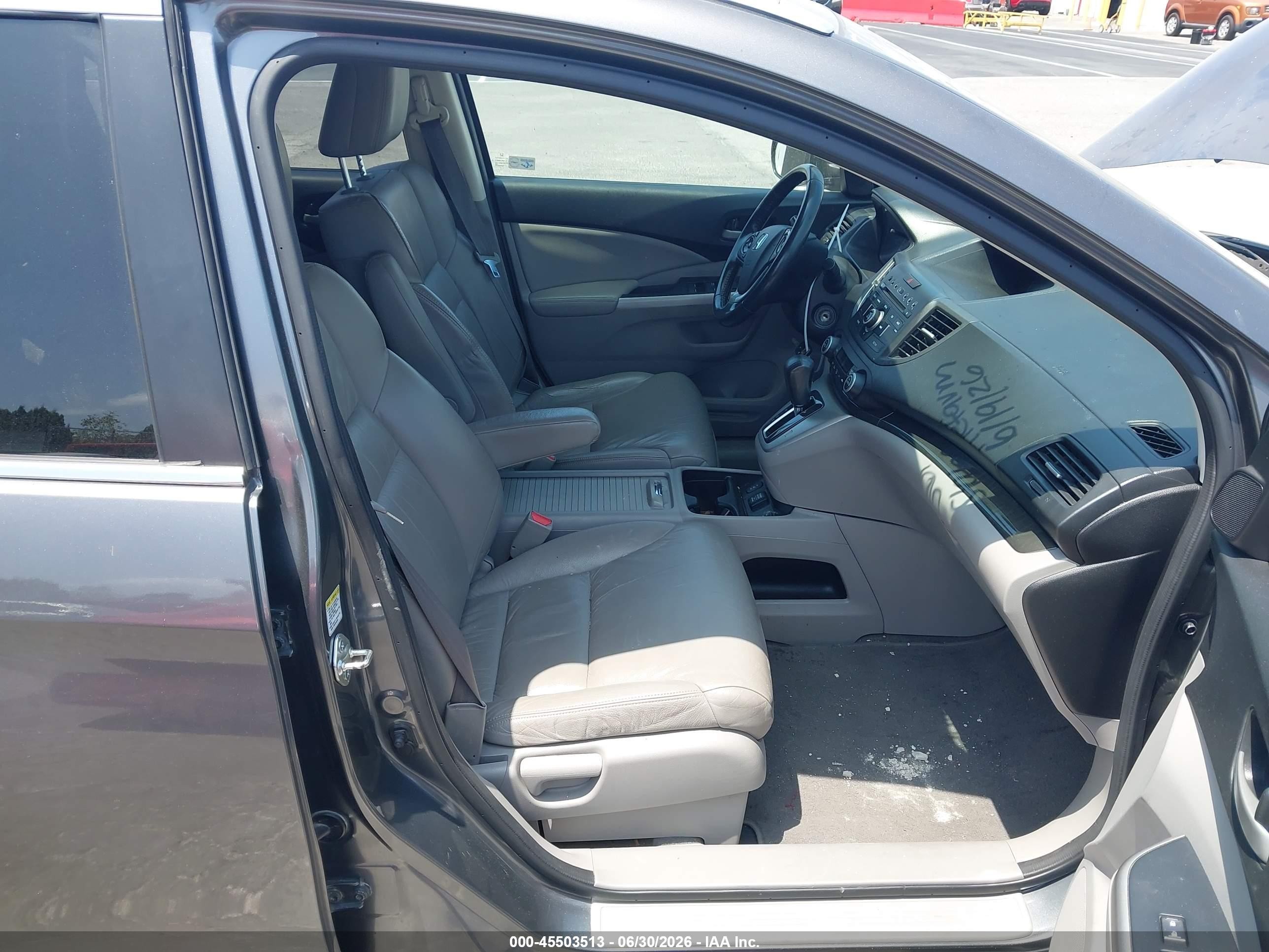 2013 Honda Cr-v Ex-l Серый vin: 2HKRM3H76DH520632