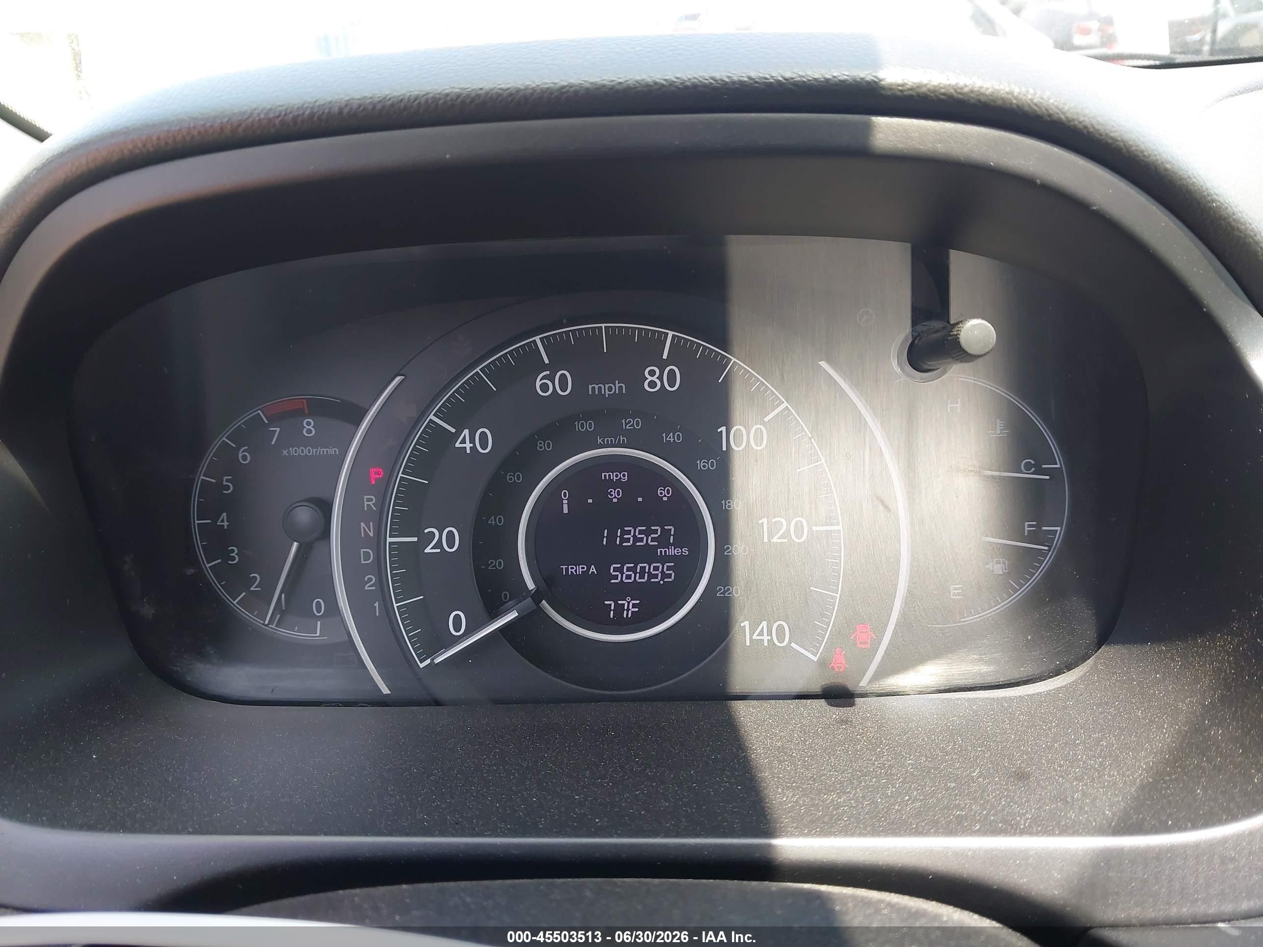 2013 Honda Cr-v Ex-l Серый vin: 2HKRM3H76DH520632