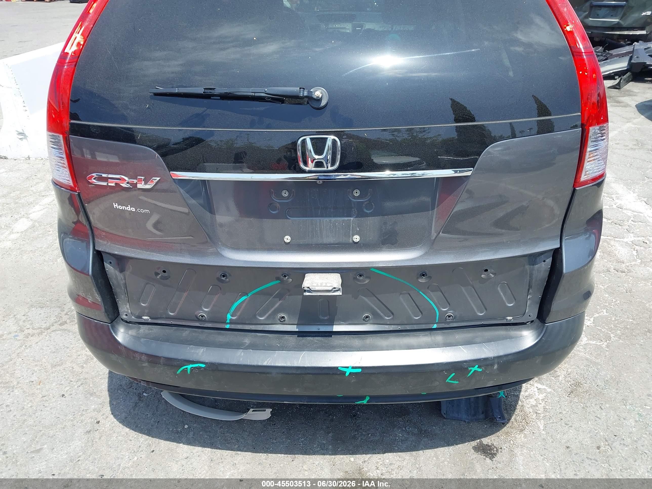 2013 Honda Cr-v Ex-l Серый vin: 2HKRM3H76DH520632