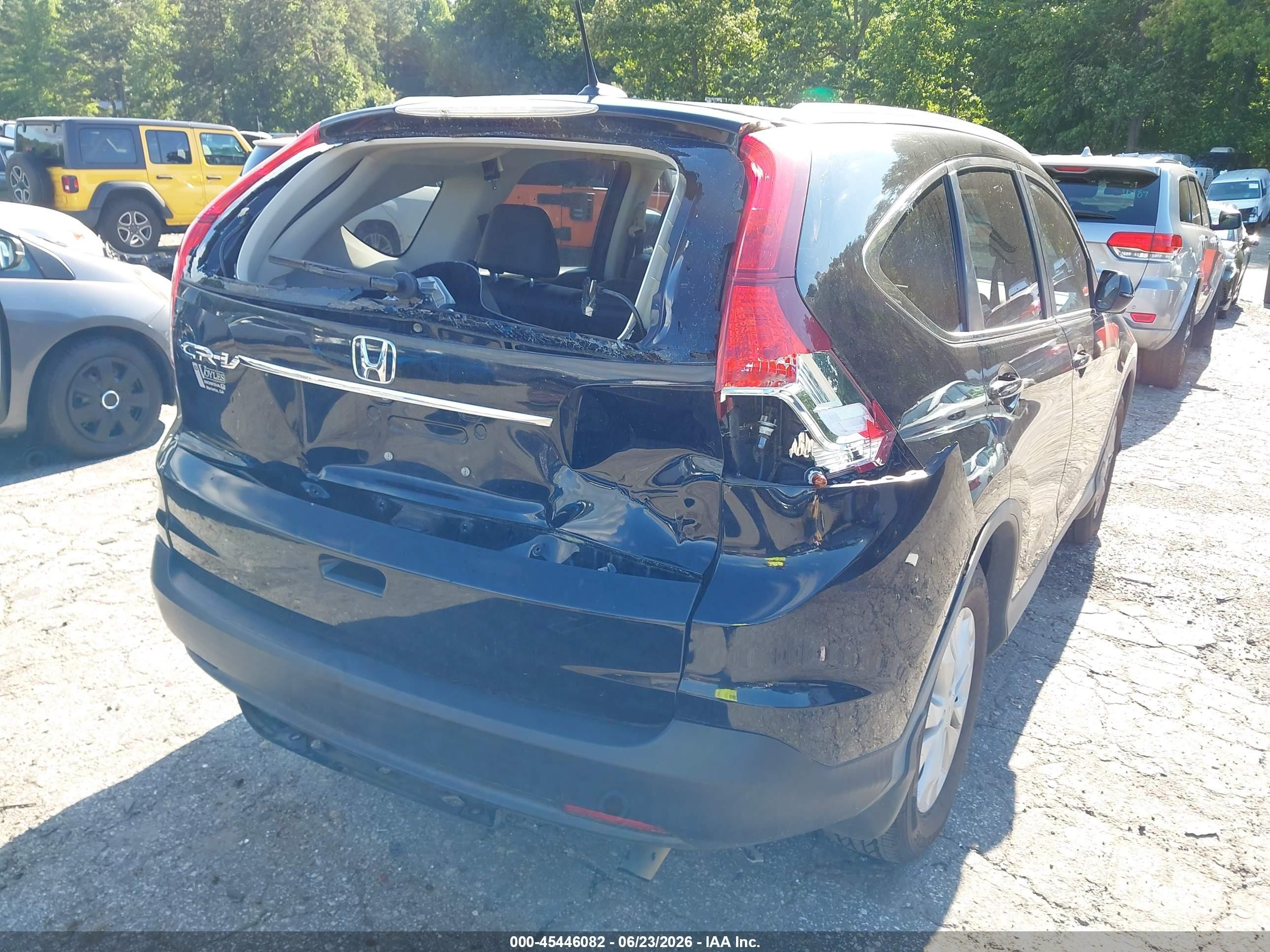 2013 Honda Cr-v Ex-l Black vin: 2HKRM3H76DH521196