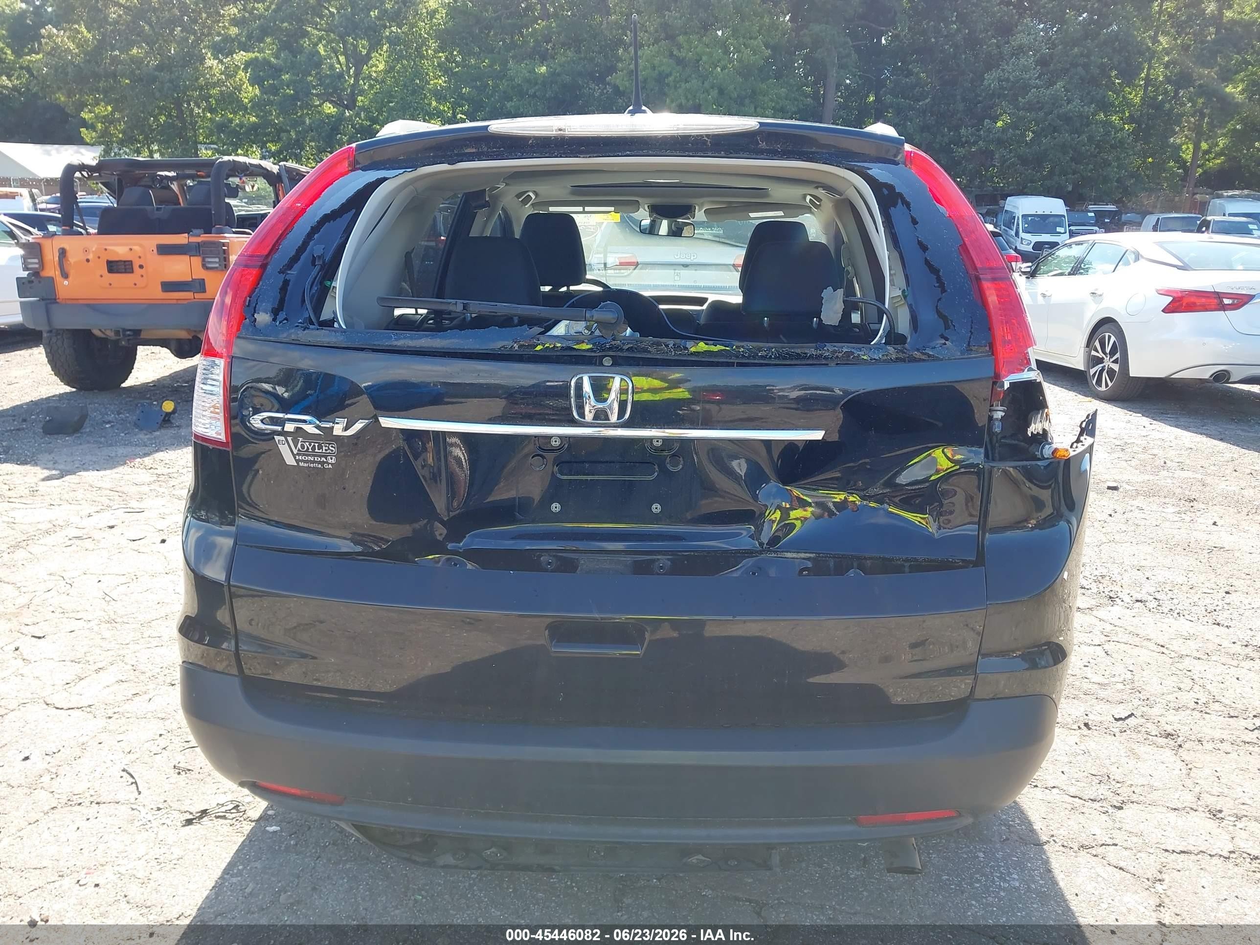 2013 Honda Cr-v Ex-l Black vin: 2HKRM3H76DH521196