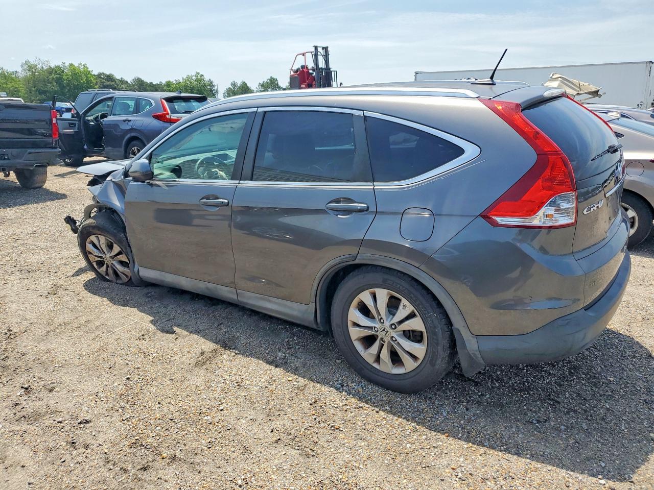 2013 Honda Cr-v Exl Gray vin: 2HKRM3H76DH521425