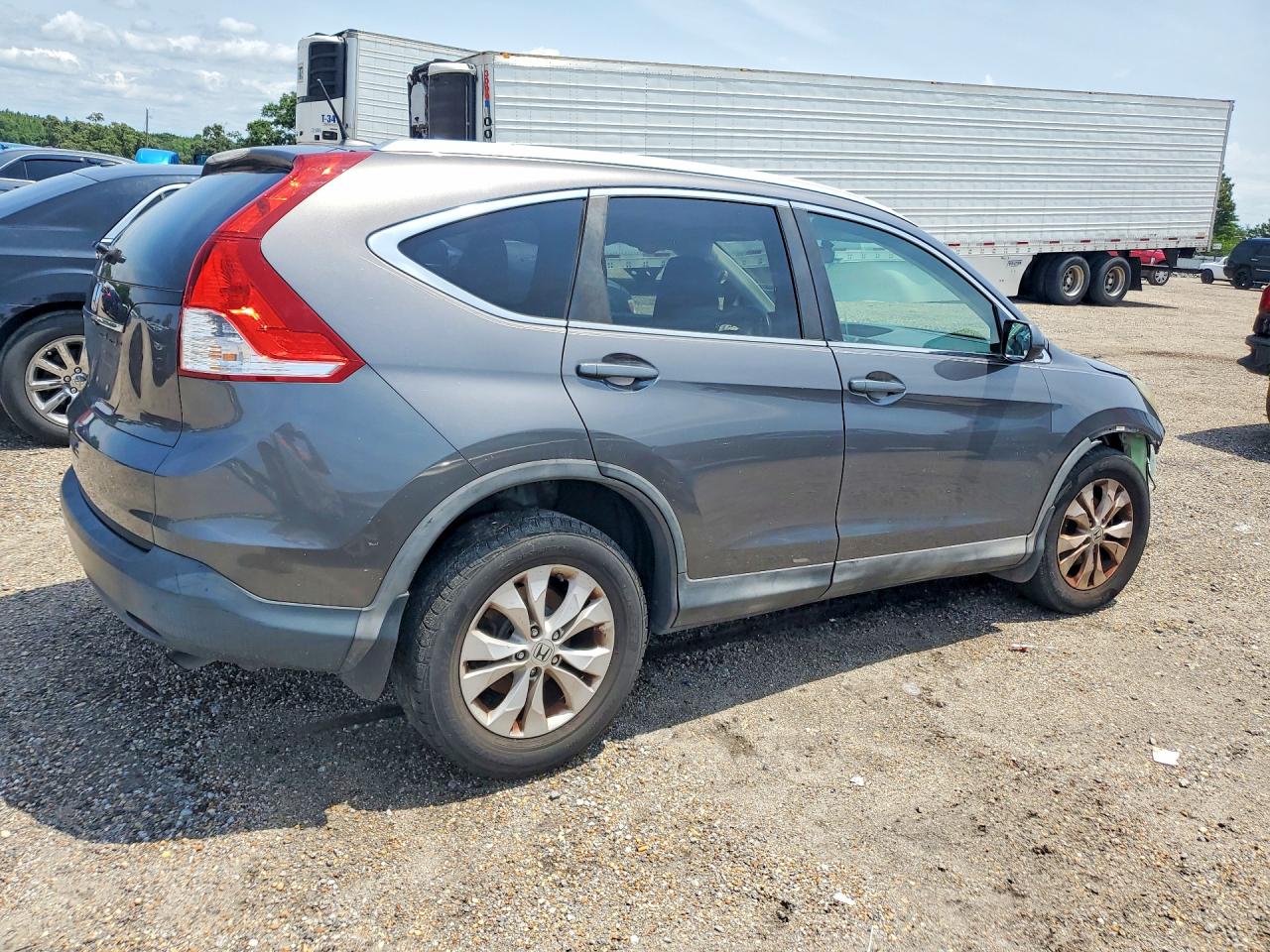 2013 Honda Cr-v Exl Gray vin: 2HKRM3H76DH521425