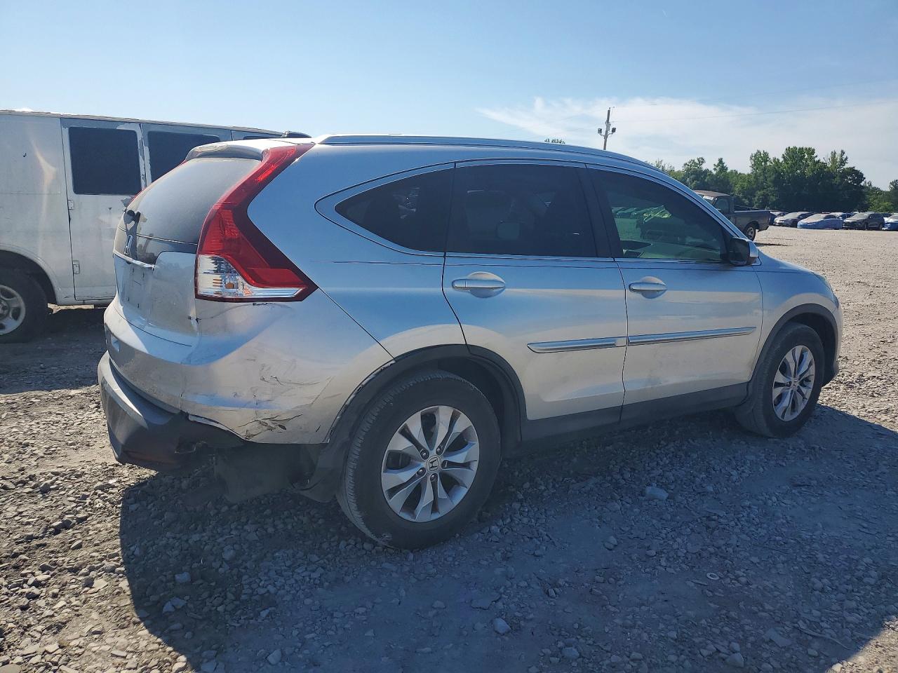 2014 Honda Cr-v Exl Silver vin: 2HKRM3H76EH500110