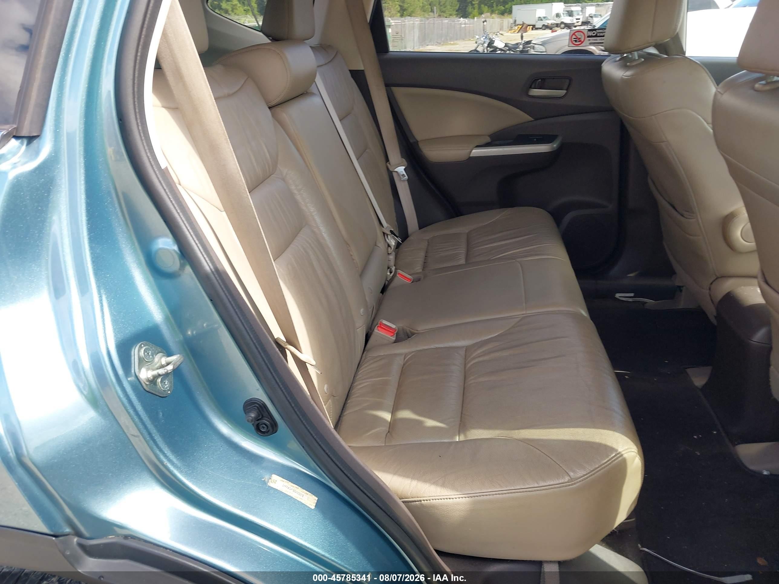 2014 Honda Cr-v Ex-l Blue vin: 2HKRM3H76EH509518