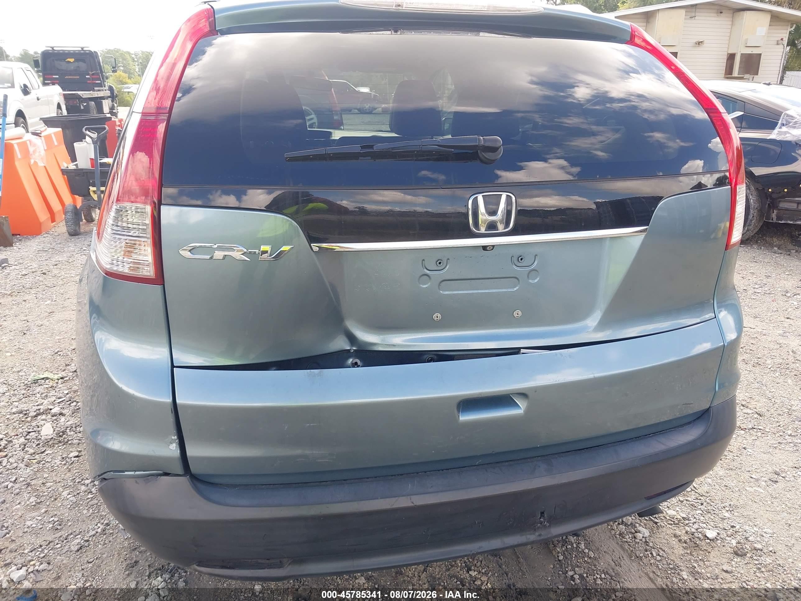 2014 Honda Cr-v Ex-l Blue vin: 2HKRM3H76EH509518