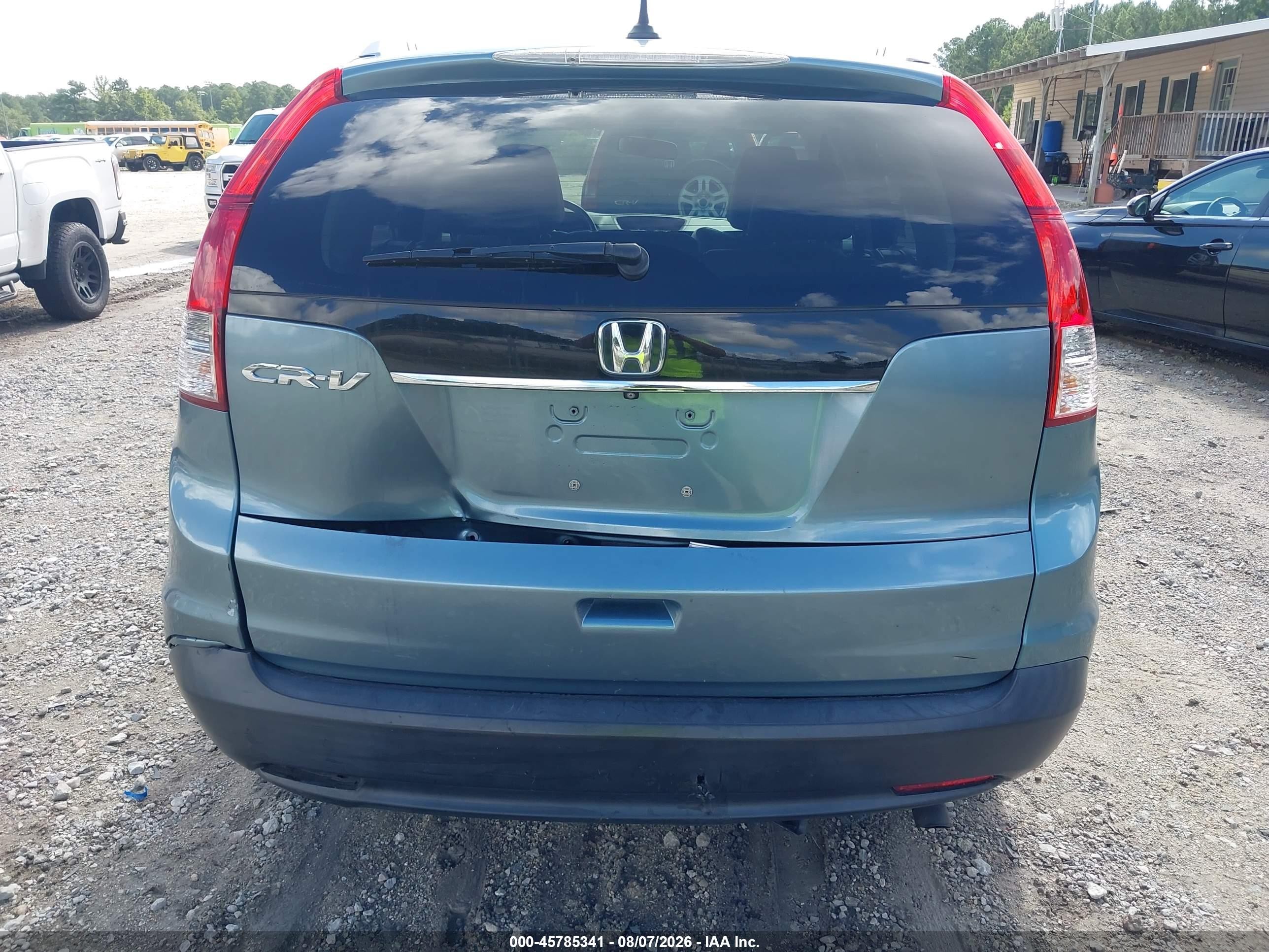 2014 Honda Cr-v Ex-l Blue vin: 2HKRM3H76EH509518