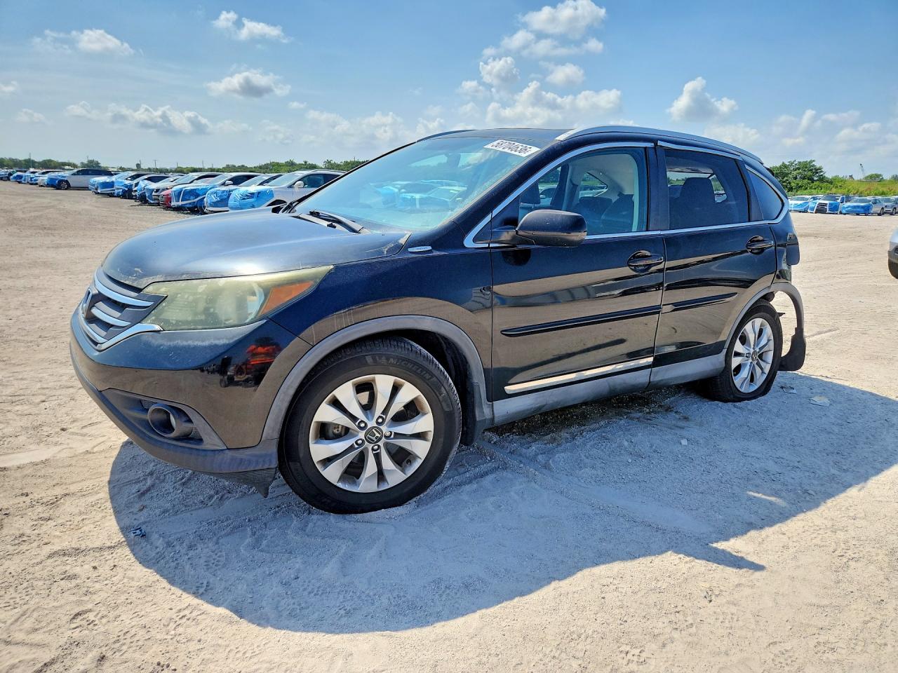 2014 Honda Cr-v Exl Black vin: 2HKRM3H76EH513889